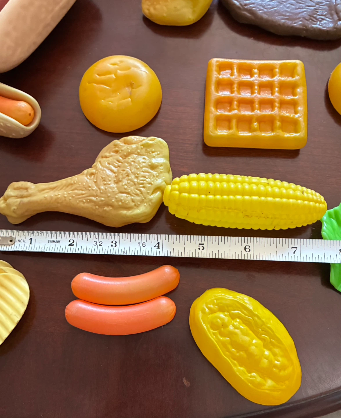 30 Pieces Kids Plastic Play Food Toys, Fake Food, toy 3D - photo 4