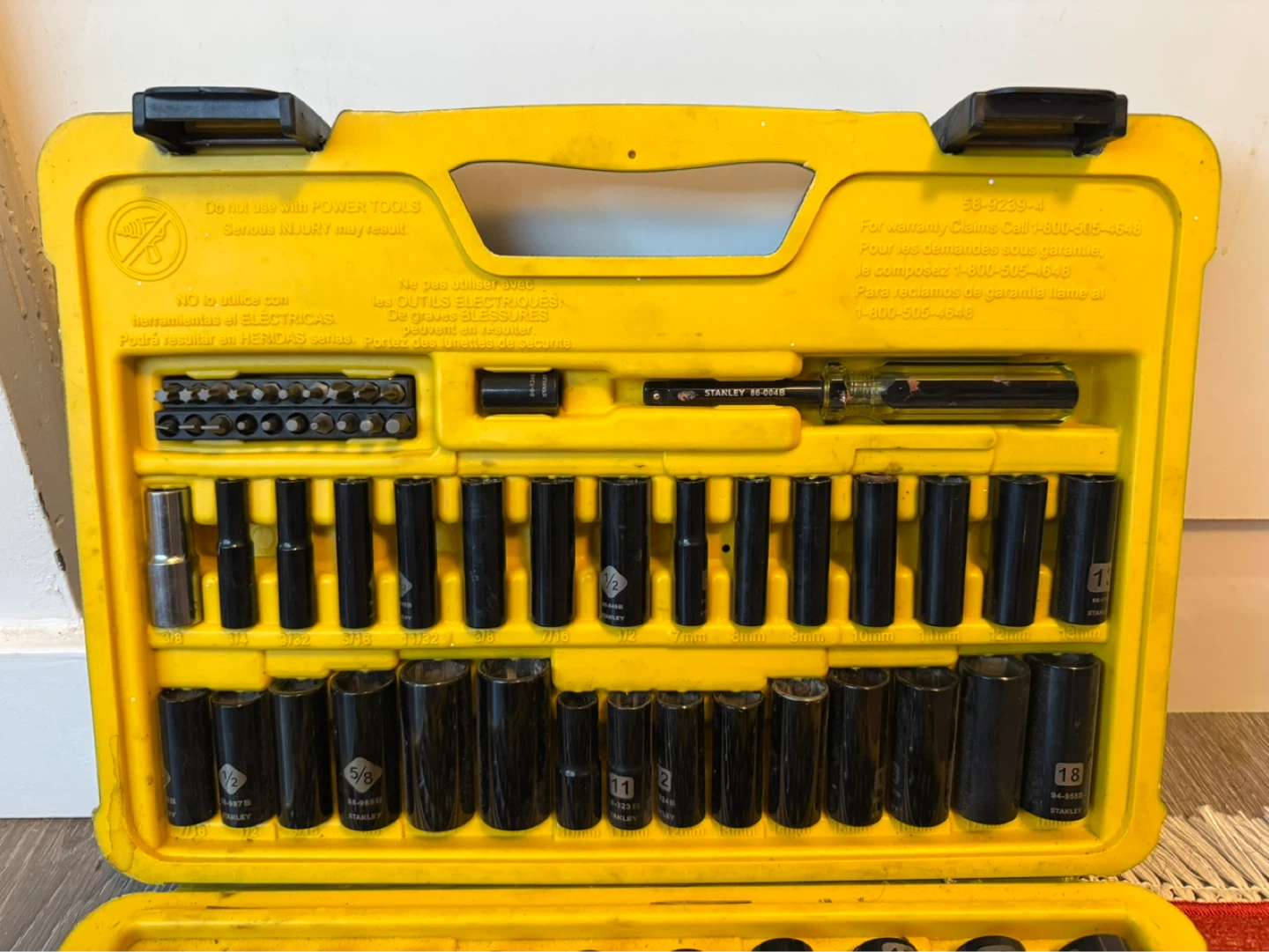 Stanley 99-Piece Black Chrome Socket Set - photo 4