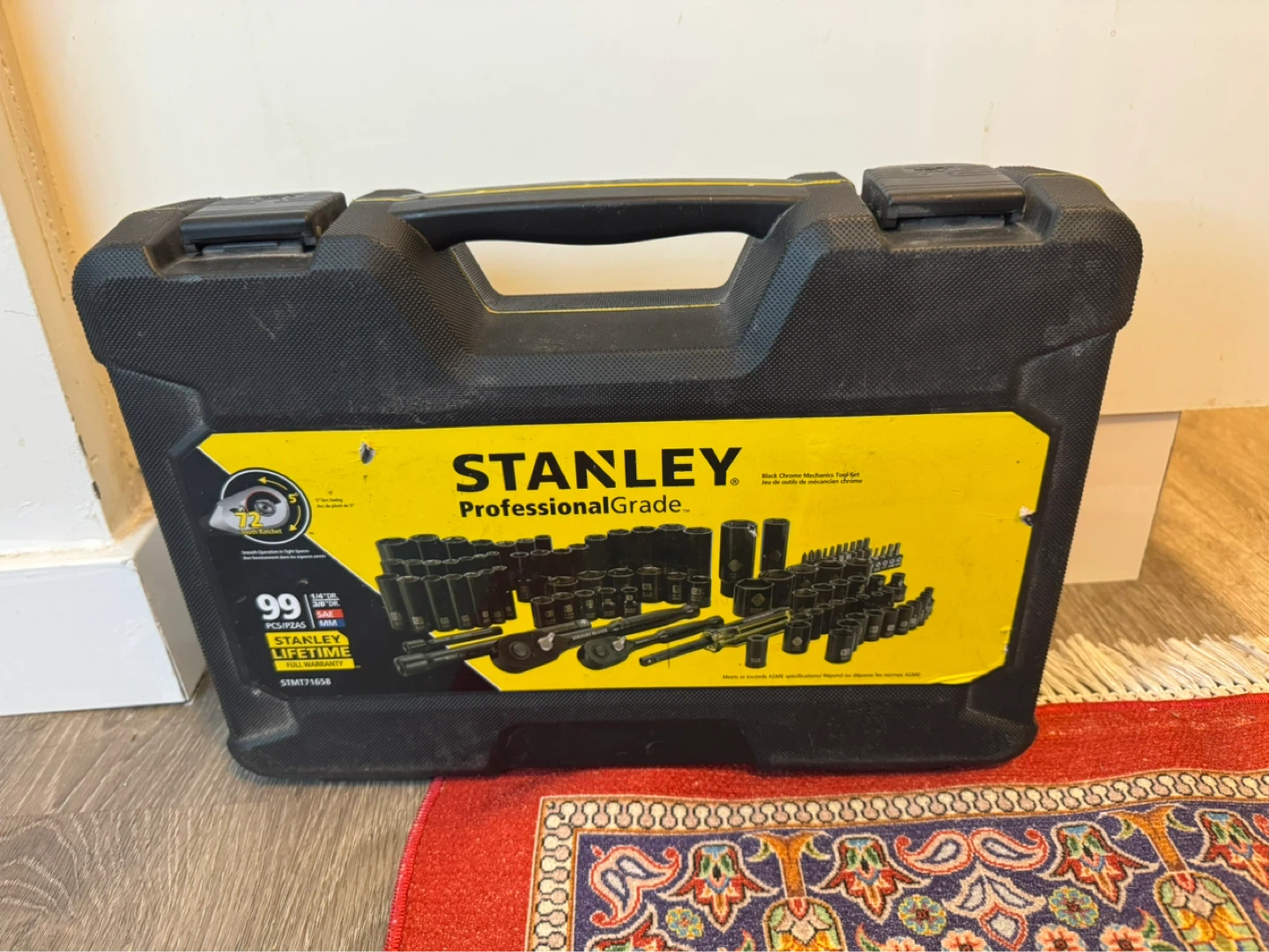 Stanley 99-Piece Black Chrome Socket Set - photo 2