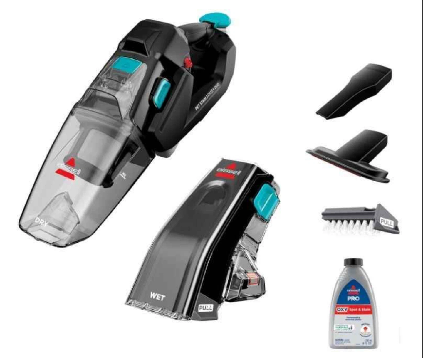 New BISSELL Pet Stain Eraser Duo Portable Carpet Cleaner