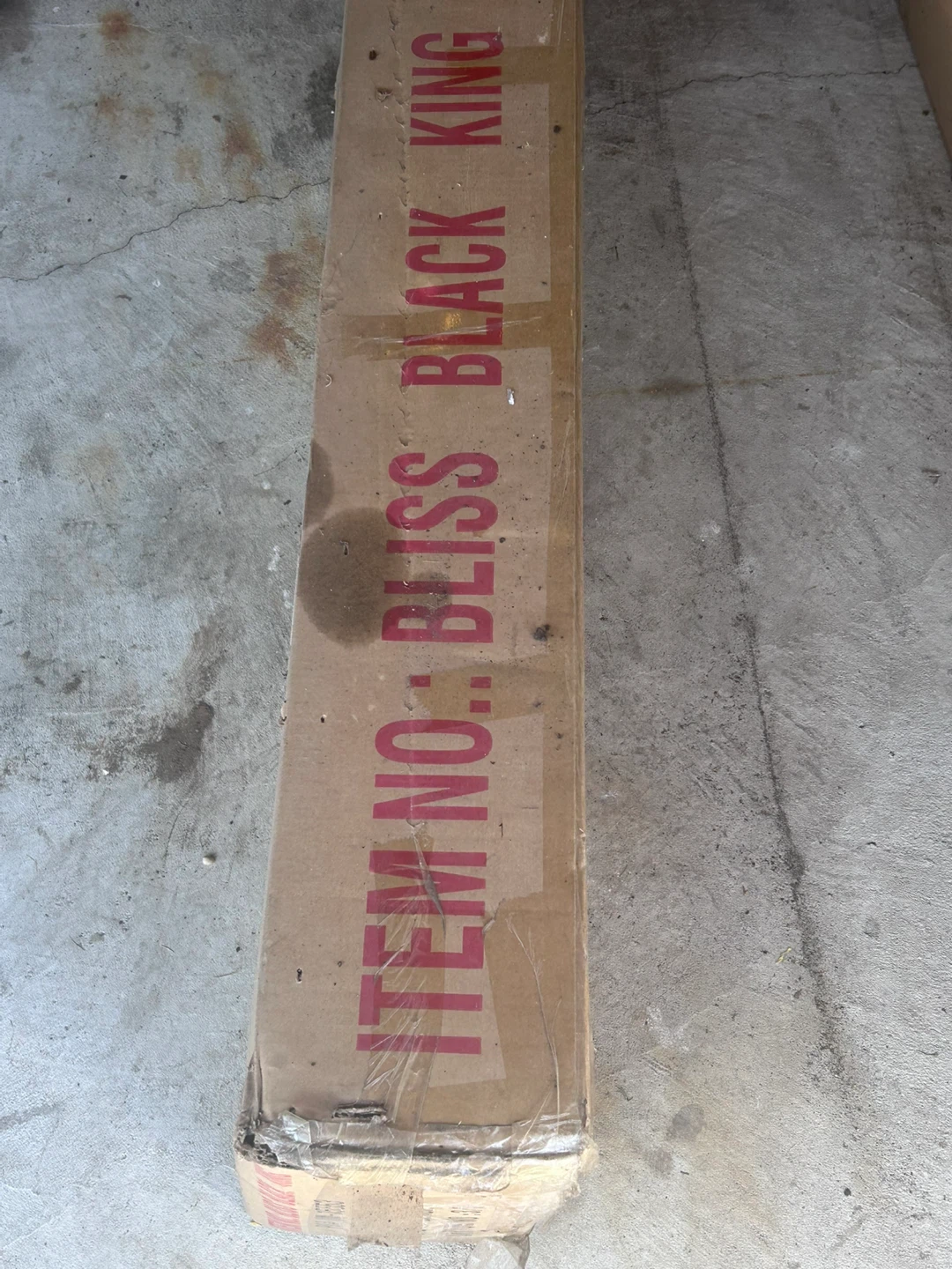 King Upholstered Bed – New in Box - photo 3