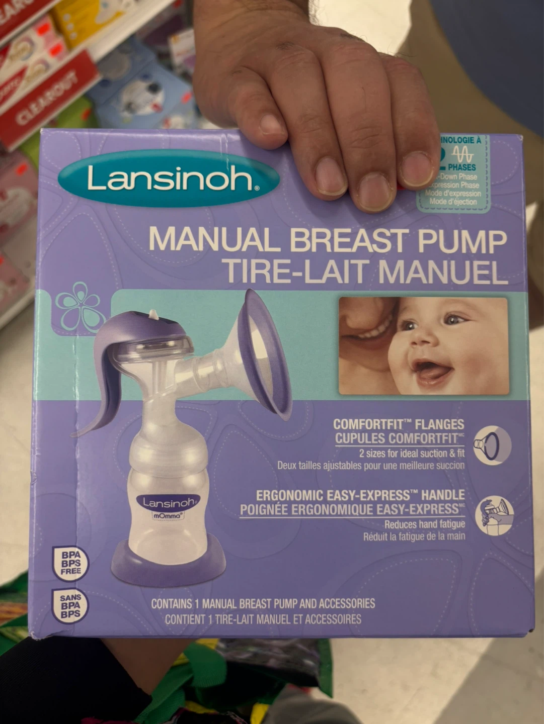 Lansinoh Manual Breast Pump - photo 2