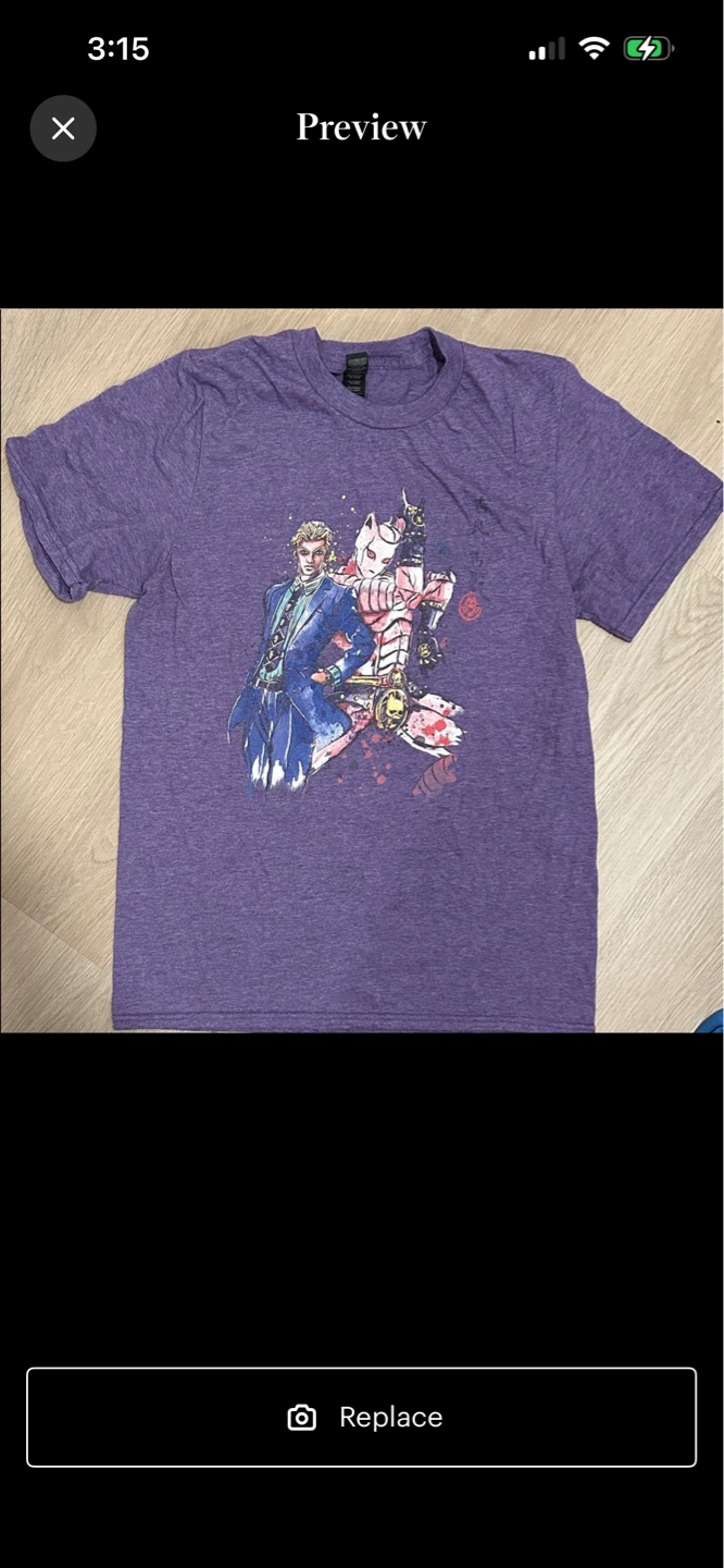Jojo’s bizarre adventure t shirt