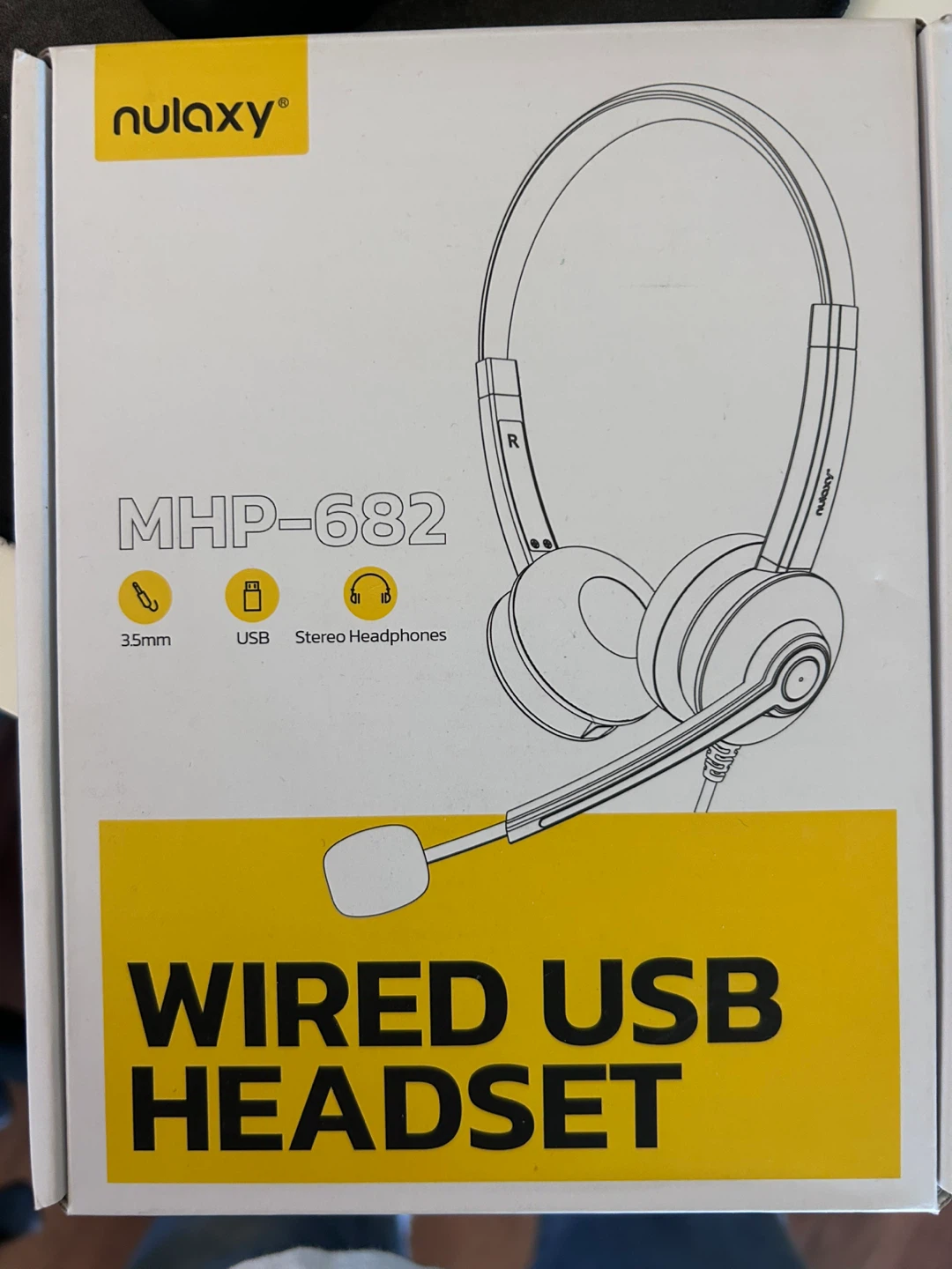 Nulaxy MHP682 wired USB headset - photo 2