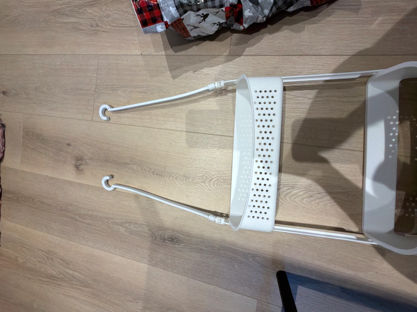 White two-tier hanging shower caddy - photo 2