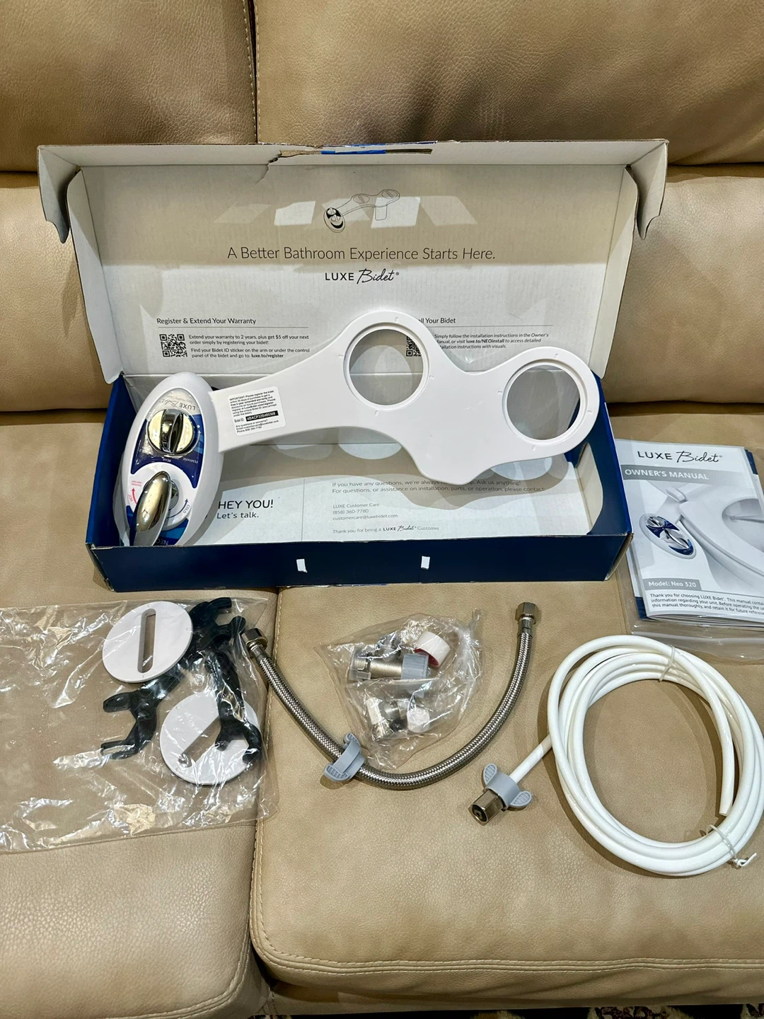 New LUXE Bidet Neo 120 Non-Electric Bidet Attachment - photo 2