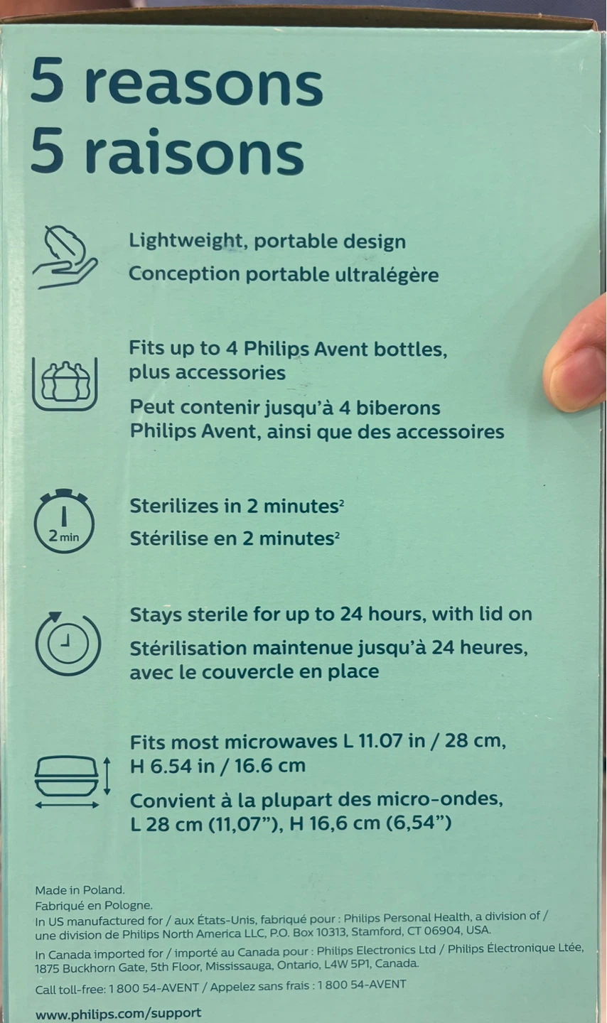 Philips Avent Microwave Sterilizer - photo 4
