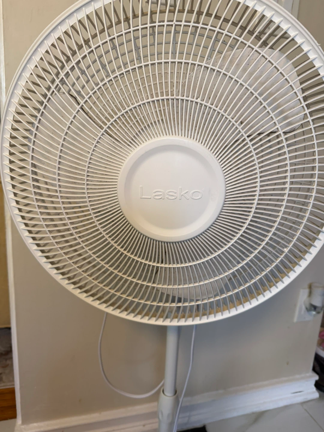 2 Lasko White Pedestal Fan