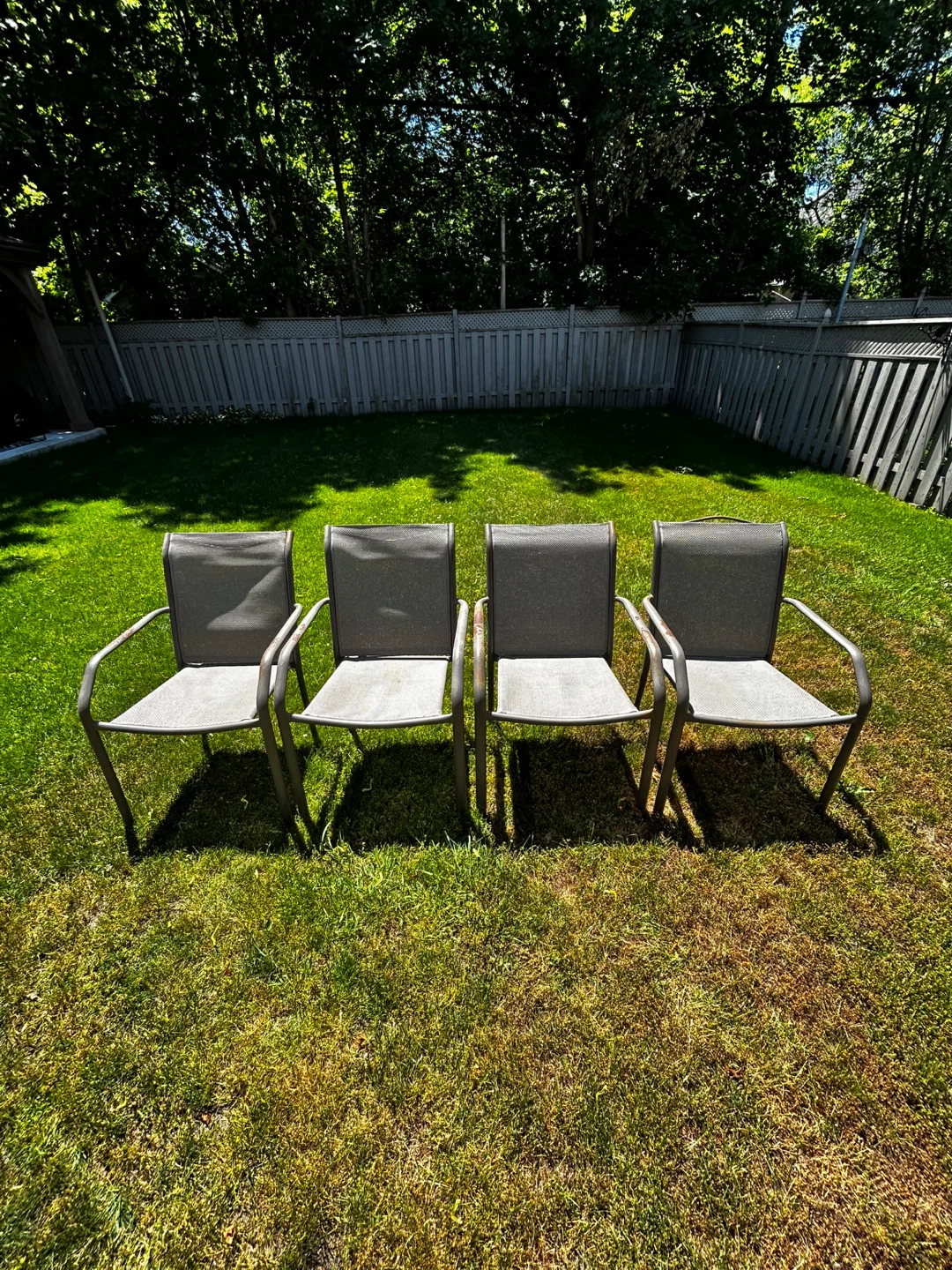 Patio chairs