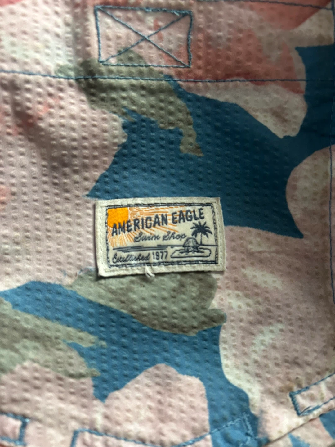 American Eagle Swim Shorts Men's XS/TP Floral Print - photo 2