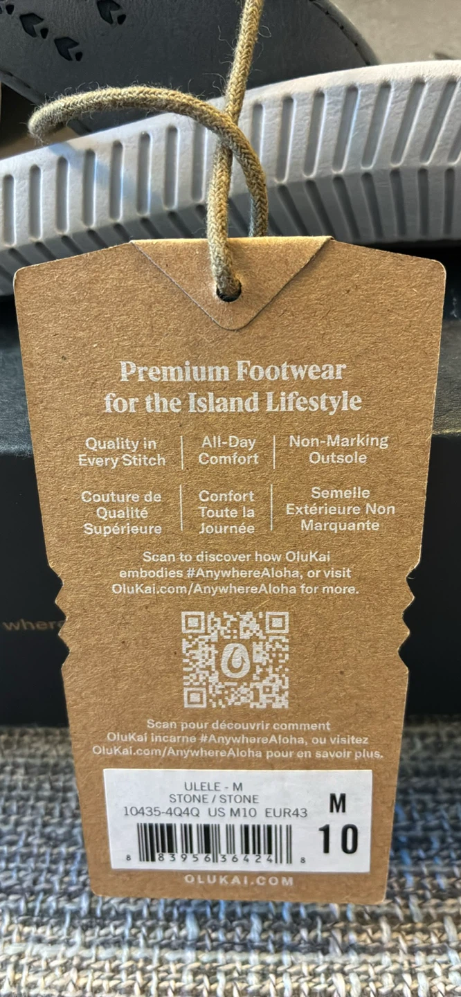 New OluKai Ulele Flip Flops Size 10 US M - photo 3