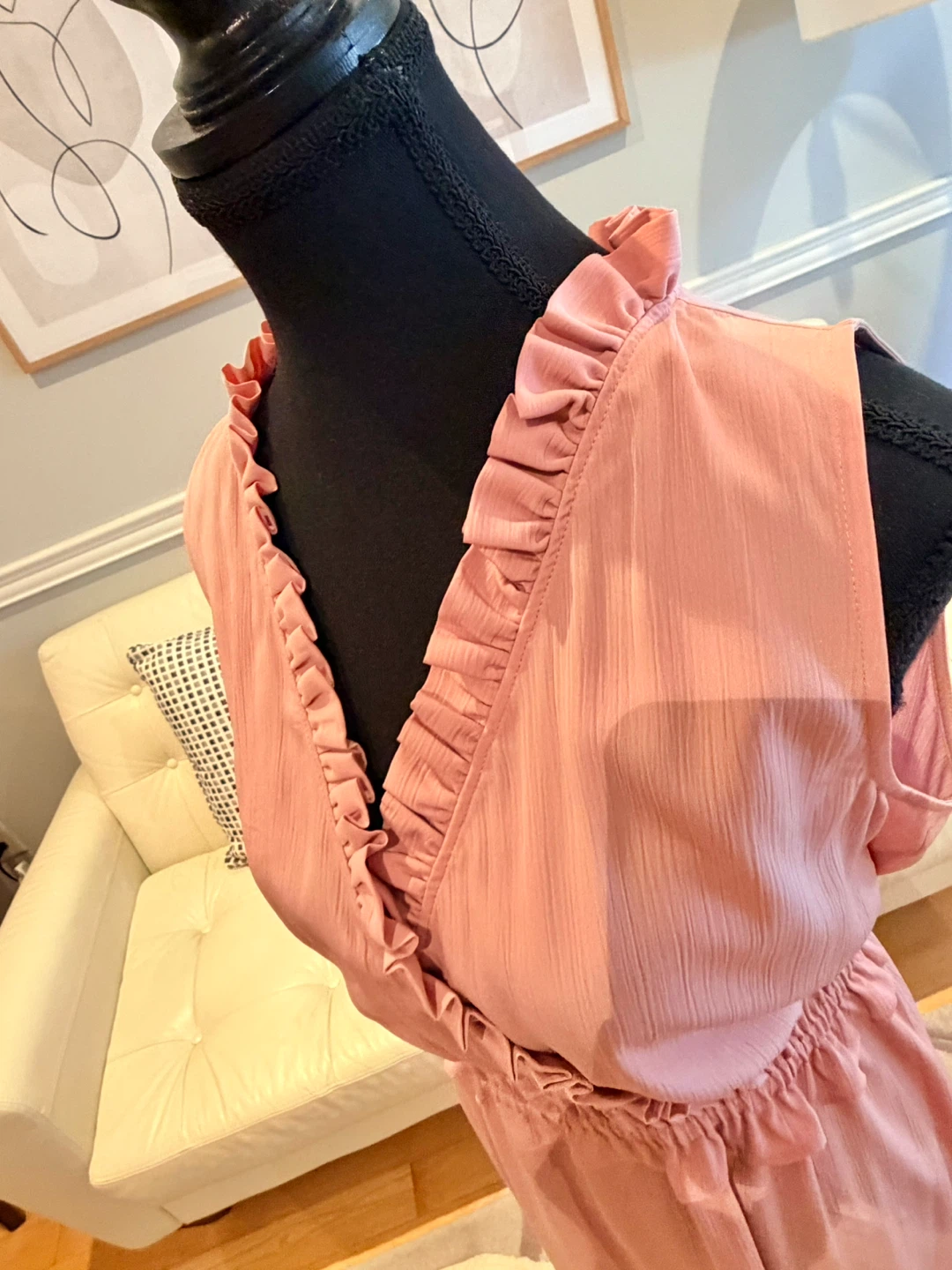 Loft Pink Ruffle Dress - photo 2
