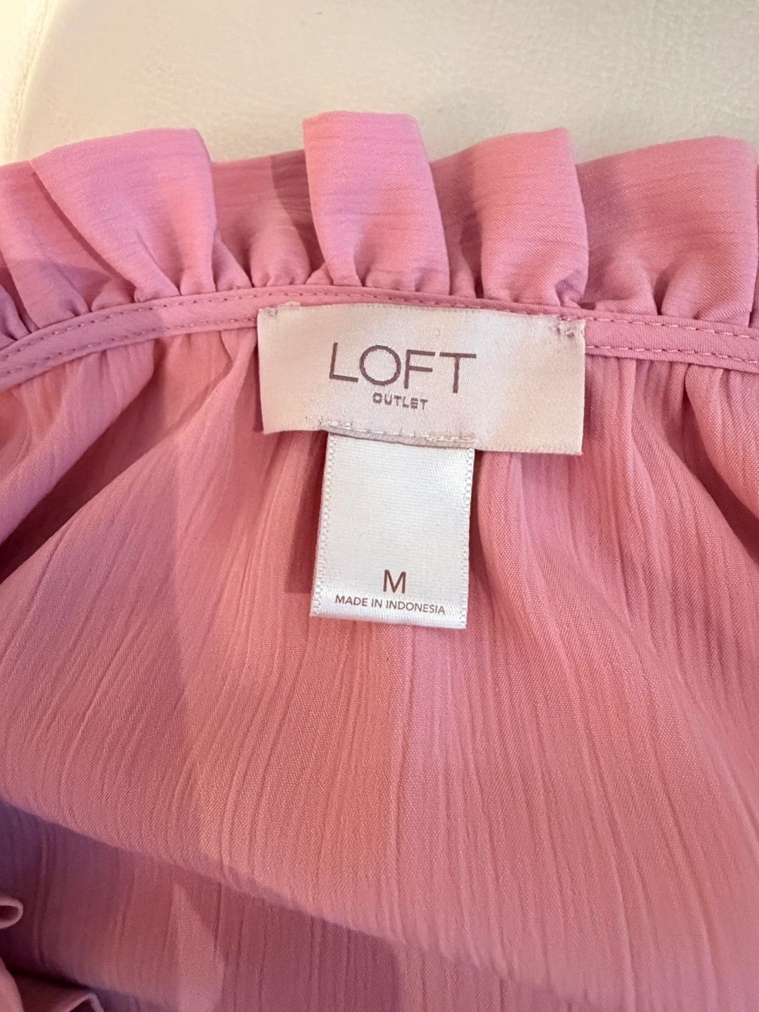 Loft Pink Ruffle Dress - photo 3