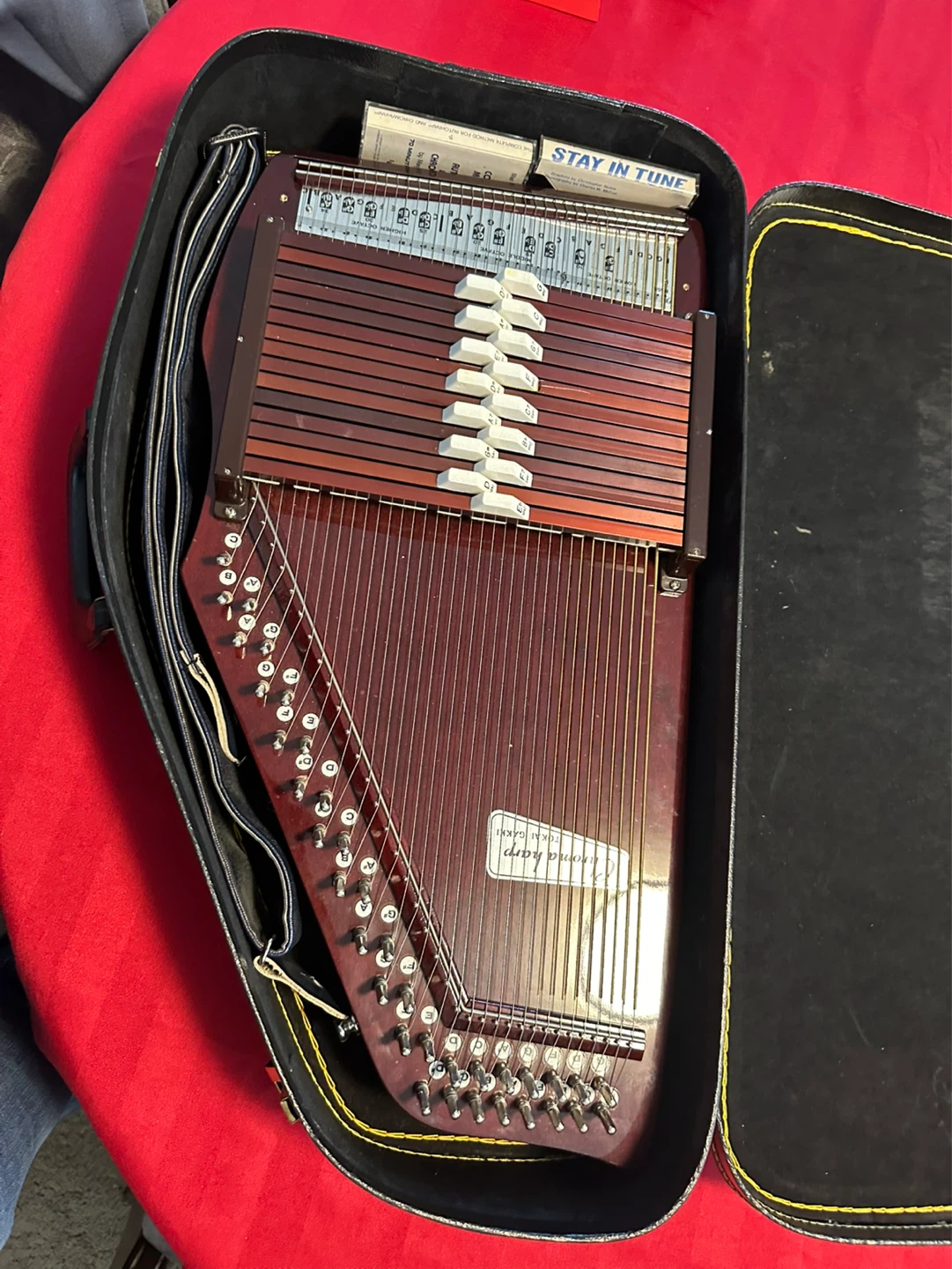 Harp Autoharp with Case. Etc - photo 2