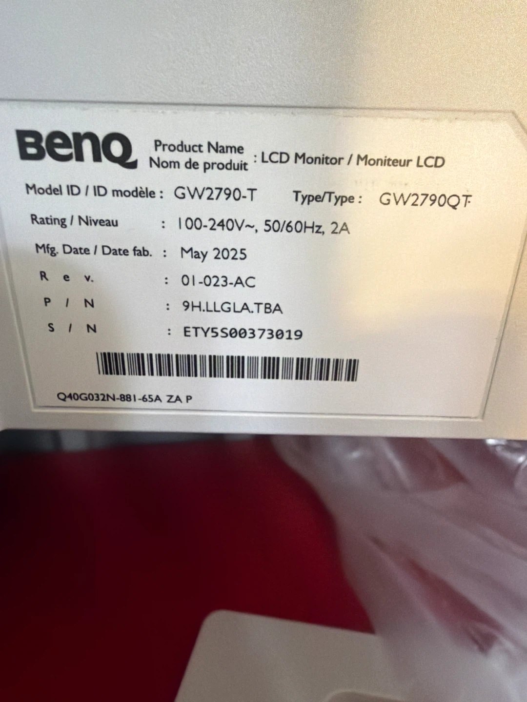 BenQ GW2790QT LCD Monitor - photo 5