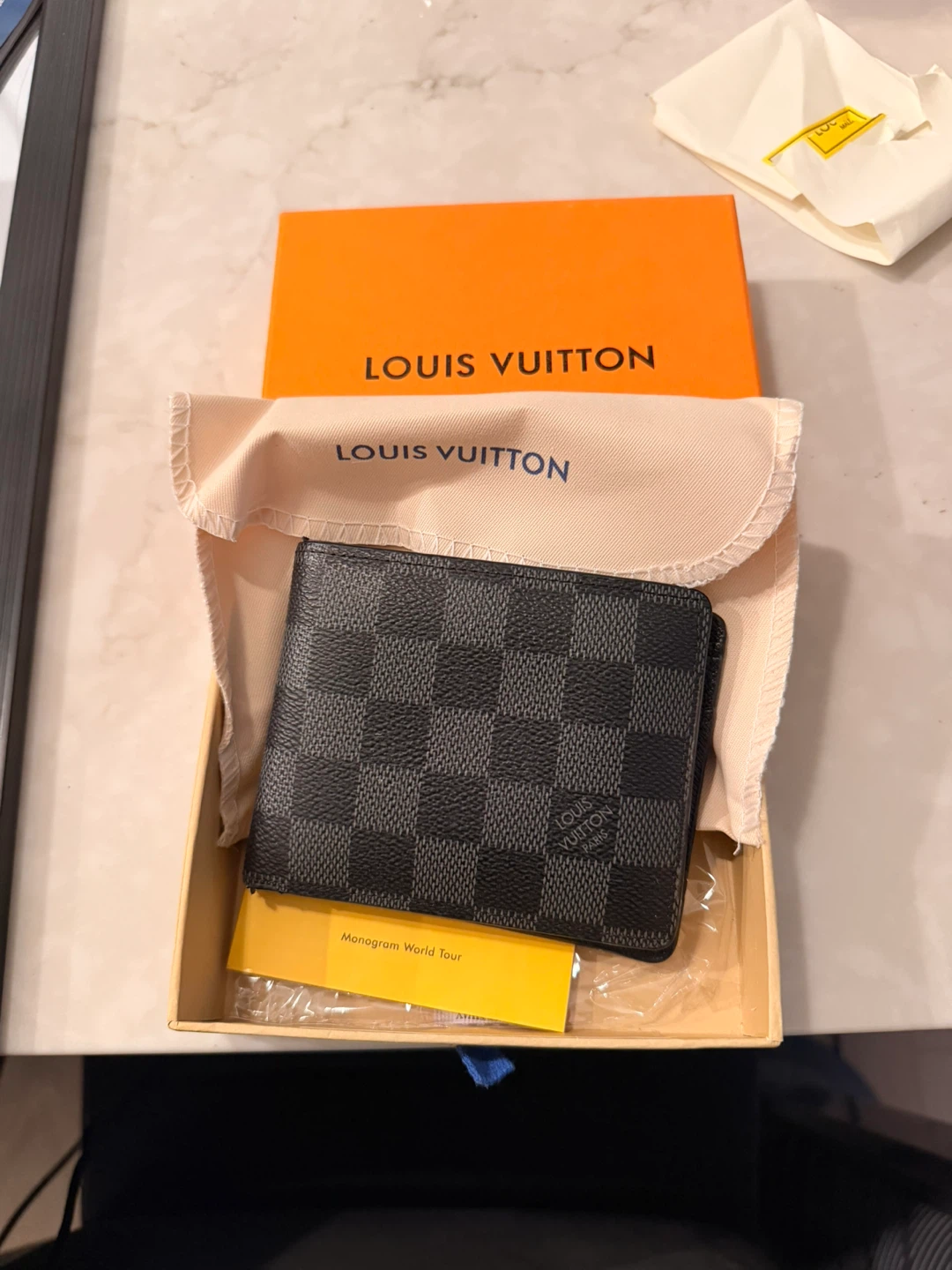 Louis Vuitton Damier Graphite Checkered Wallet - photo 2