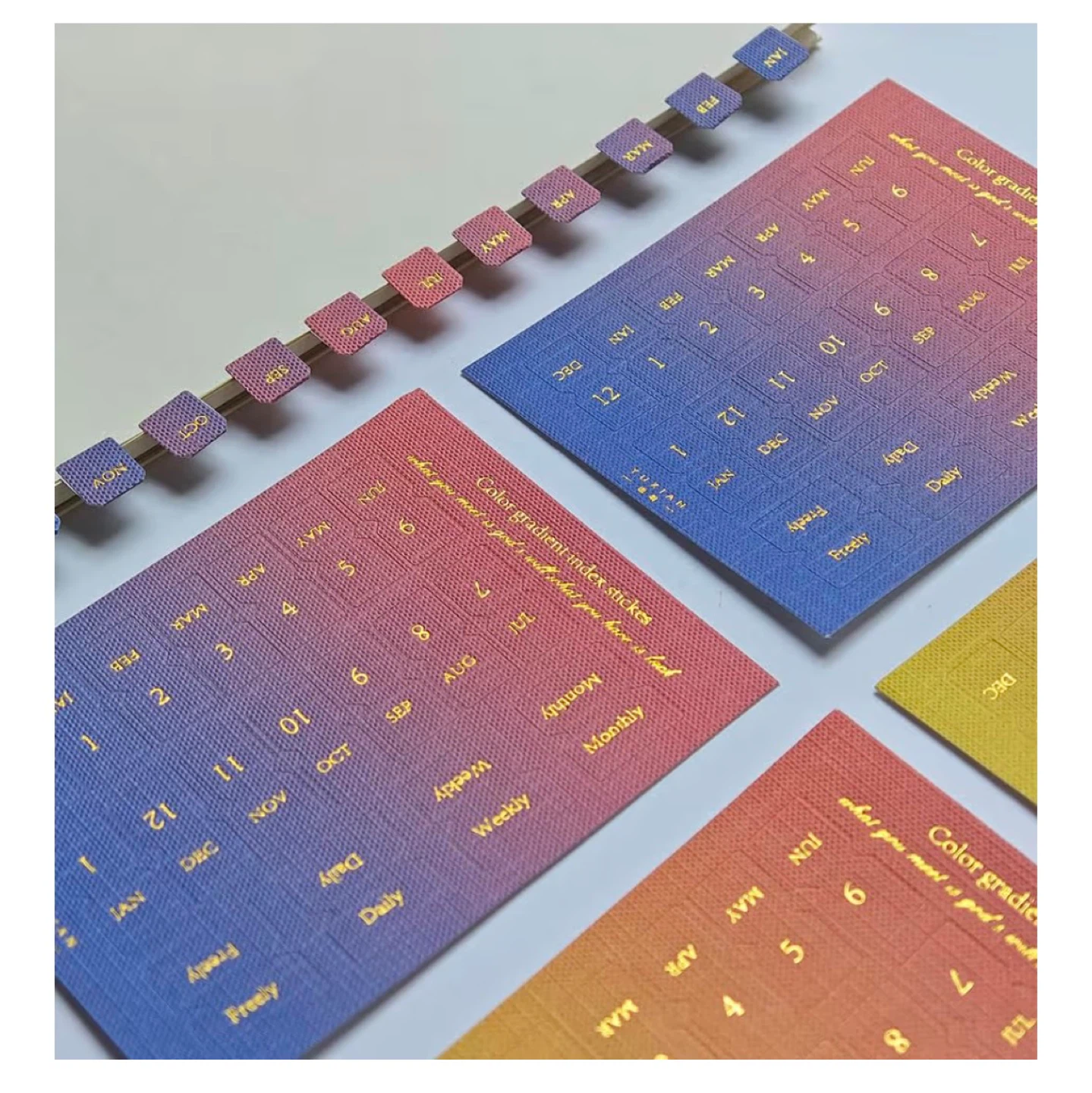 Color Gradient Index Stickers - photo 3
