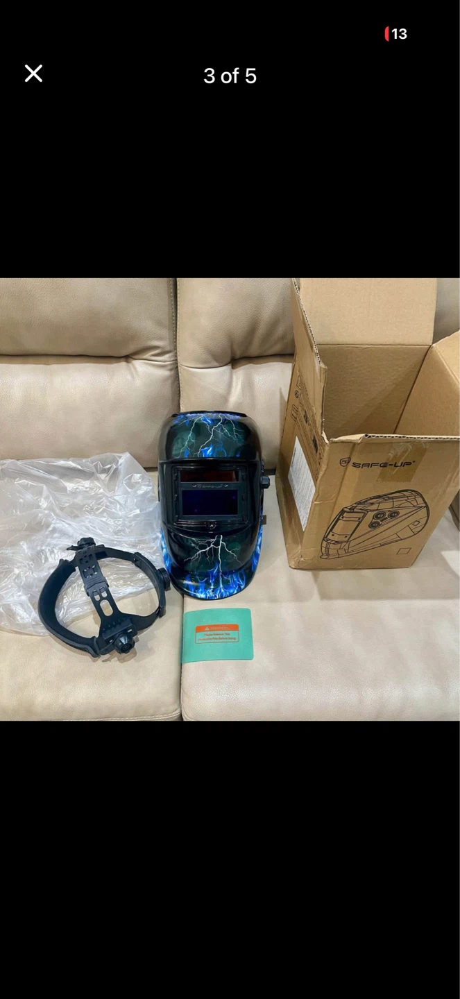 New Auto-Darkening Welding Helmet