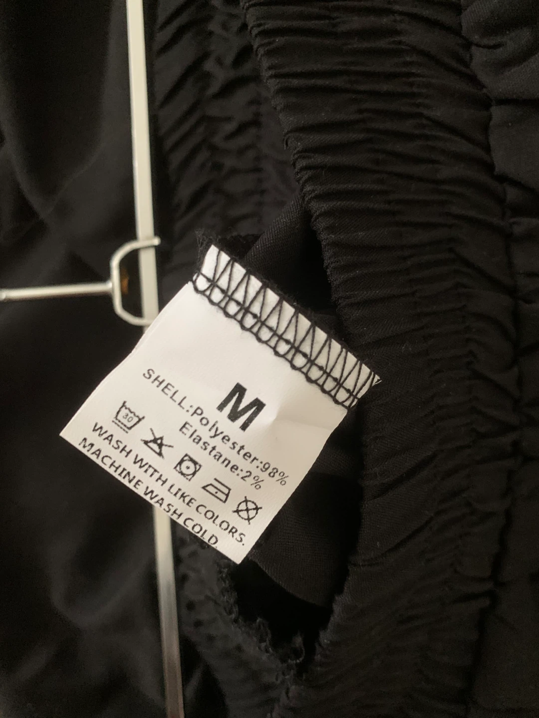 Black Wide Leg Pants - Size M - photo 3