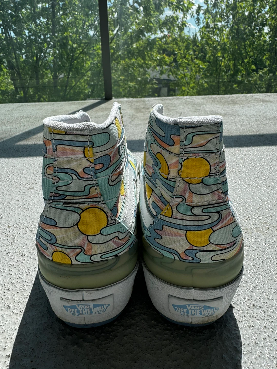 Vans Sk8 Stacked UV Ink Sunwaves Platform Sneakers - photo 4