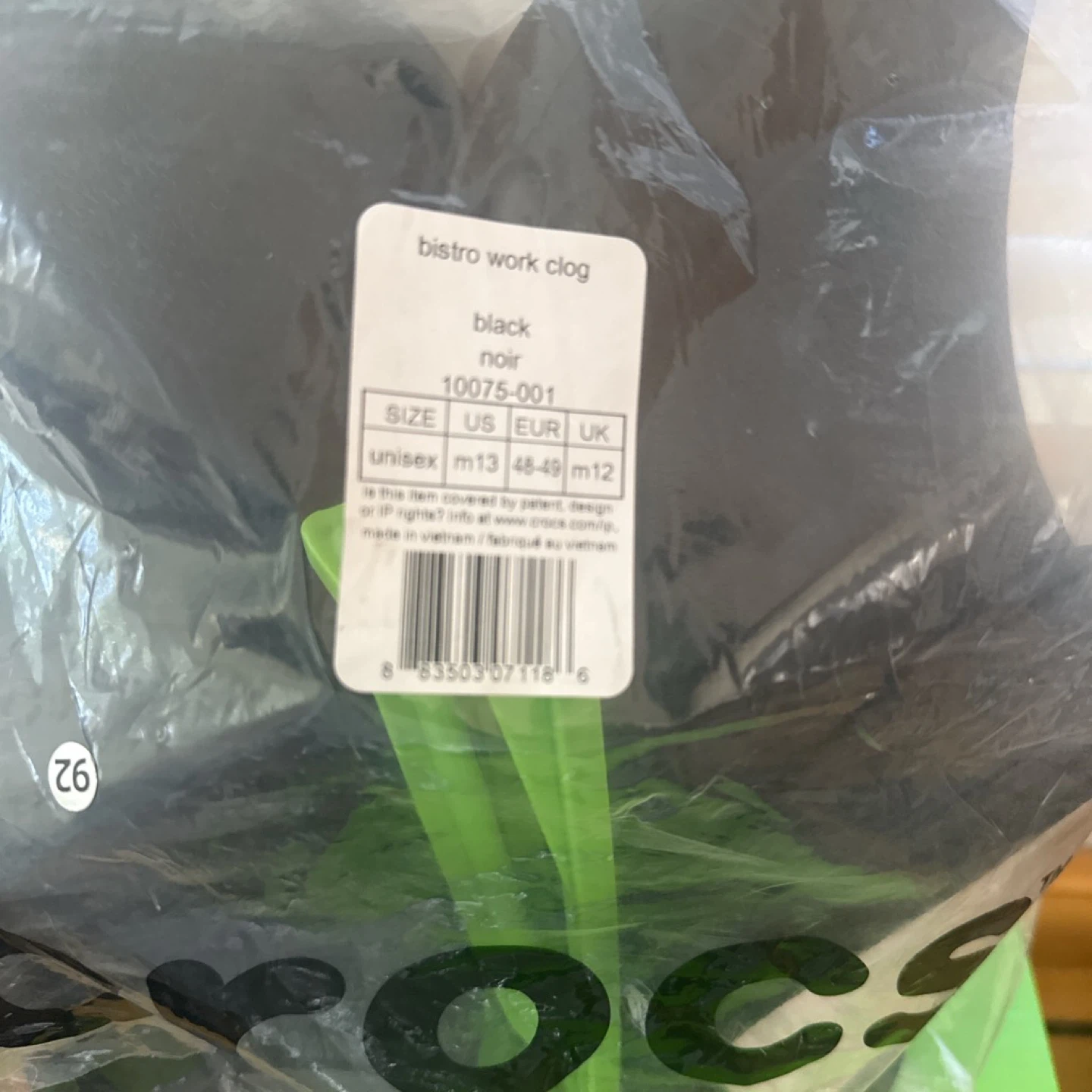 Crocs Bistro Work Clog Size M13 Black - photo 5