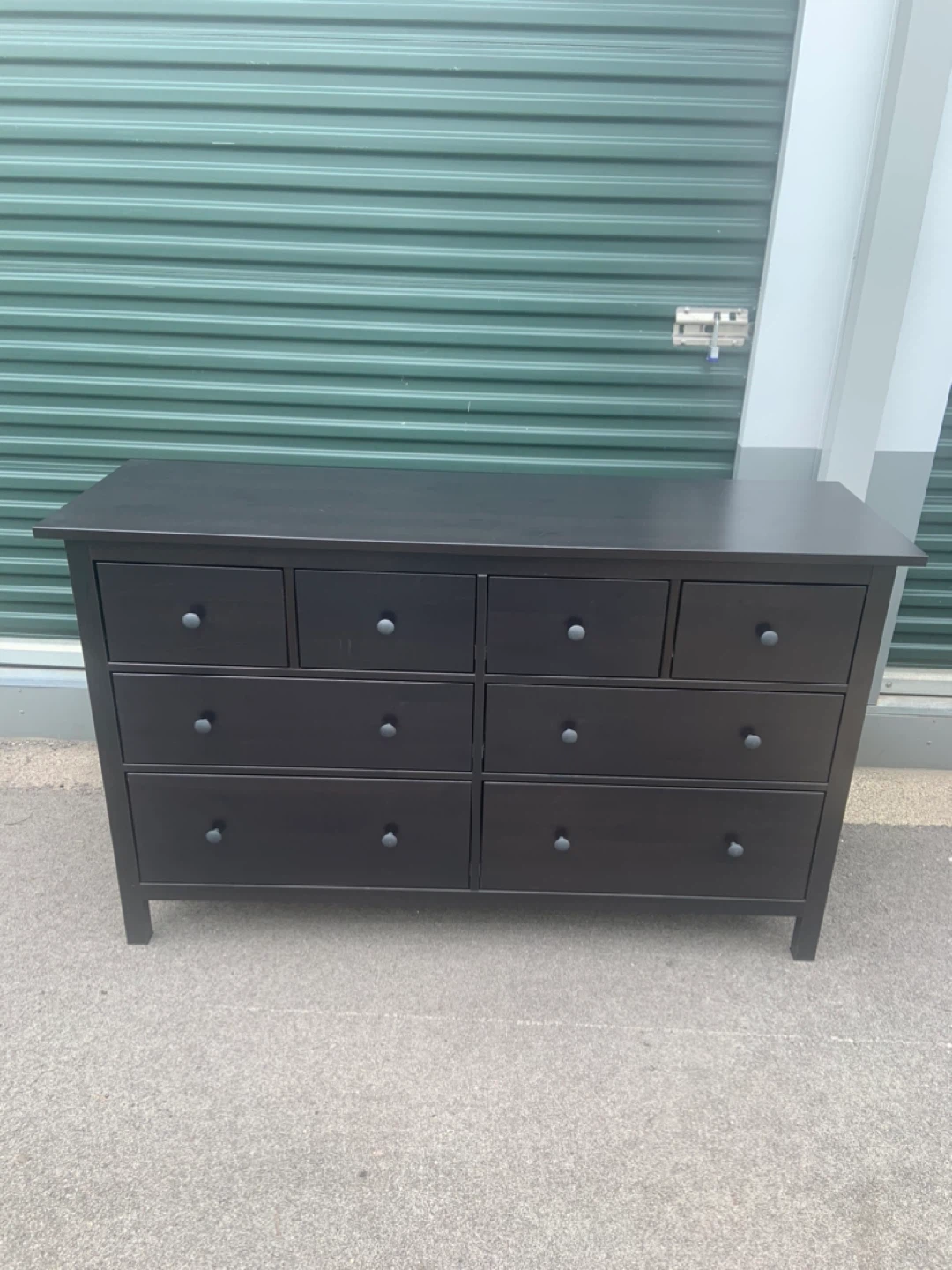 Black Dresser with 7 Drawers