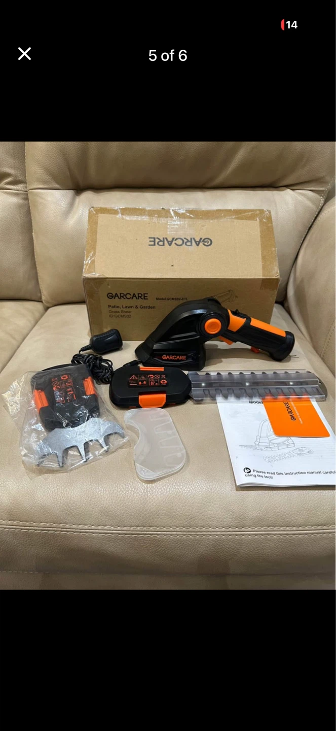 New GarCare Cordless Lawn and Garden Shear/Trimmer - photo 3