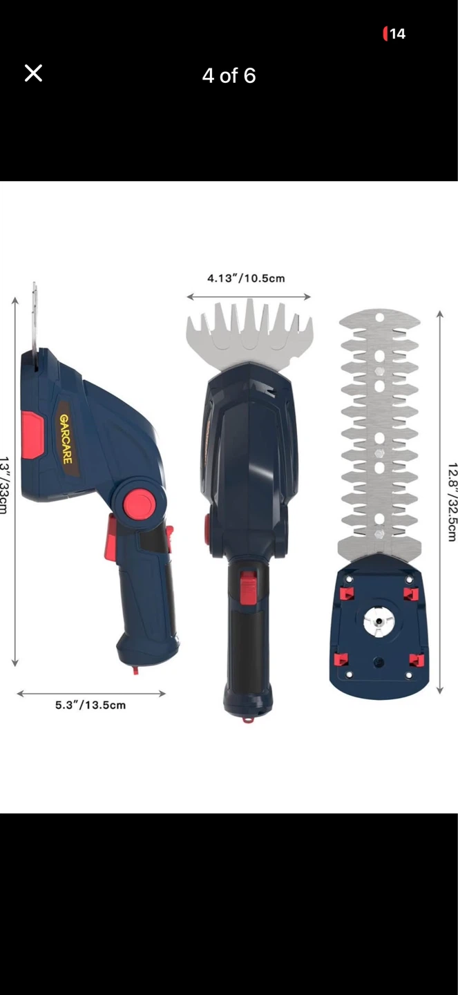 New GarCare Cordless Lawn and Garden Shear/Trimmer - photo 2