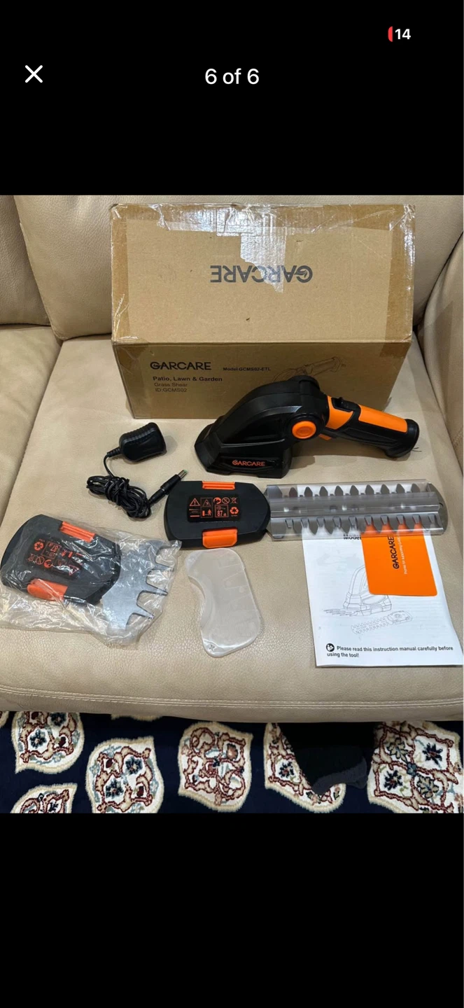 New GarCare Cordless Lawn and Garden Shear/Trimmer - photo 4