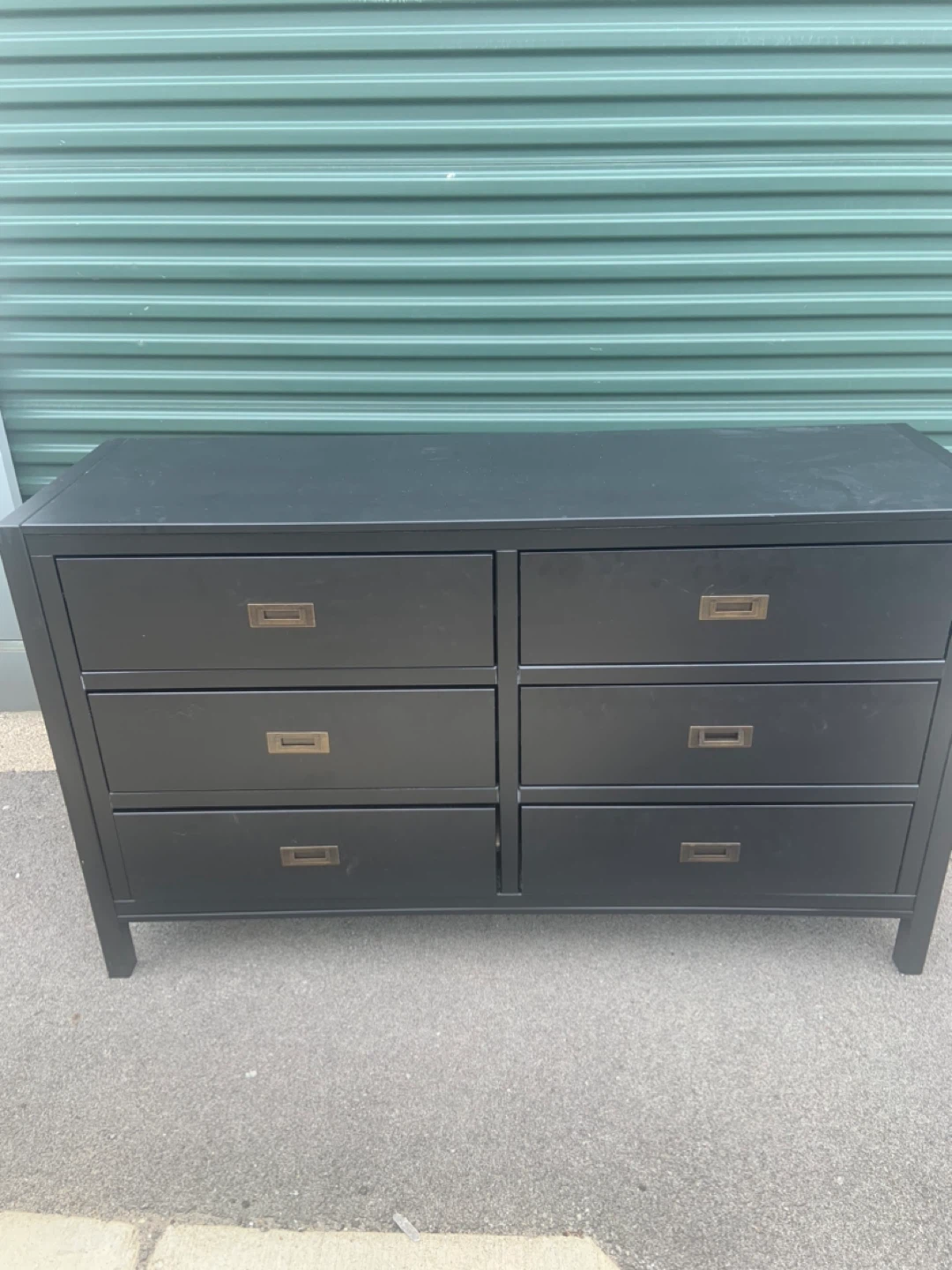 Black 6-Drawer Dresser