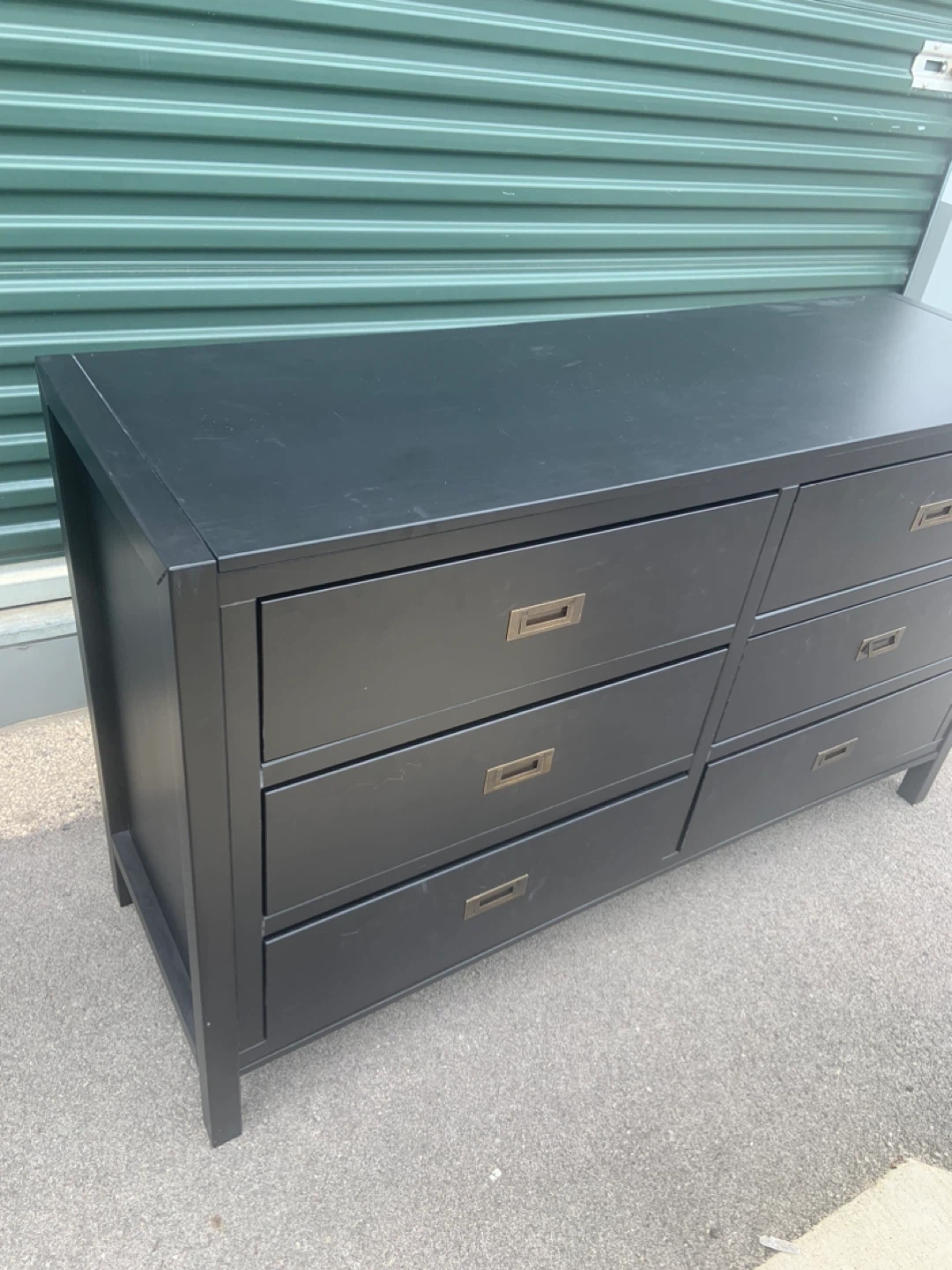 Black 6-Drawer Dresser - photo 2