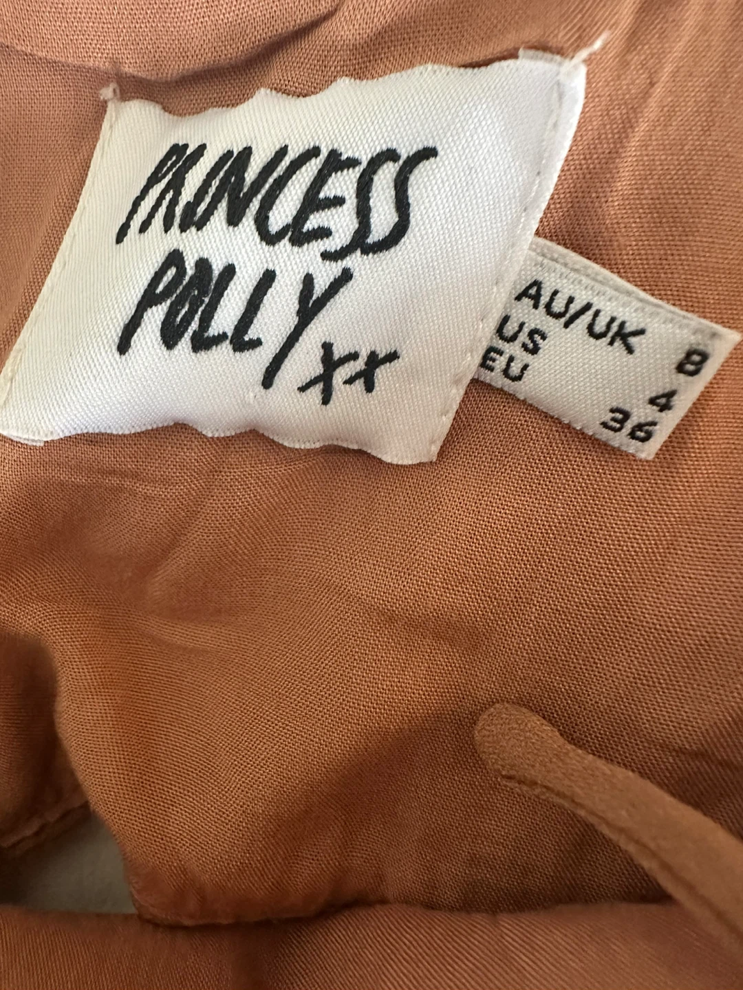 Brown Corset Long Sleeve Crop Top - photo 3