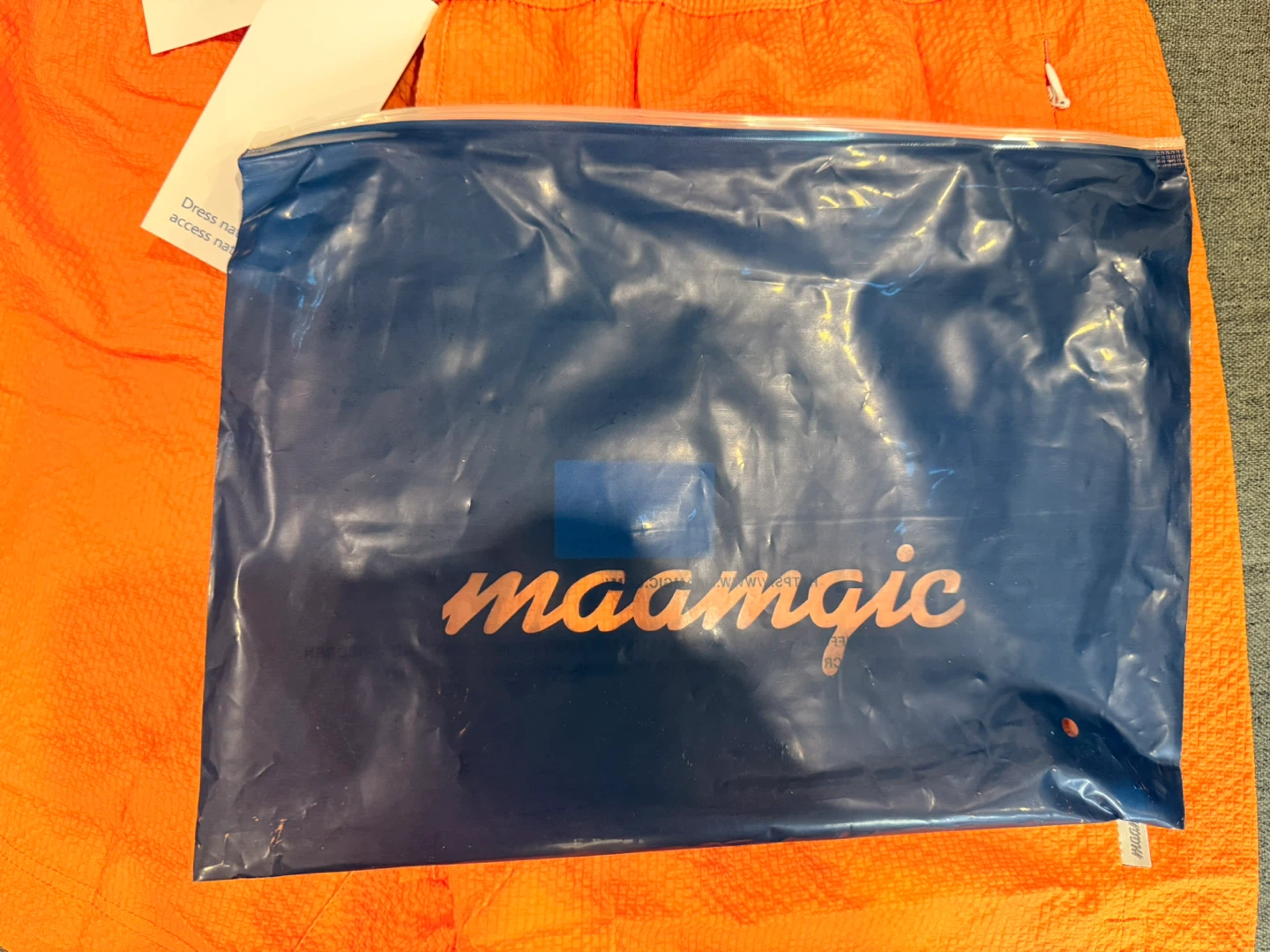 Maamgic Orange Textured Swim Shorts Size L and XXL *Brand New* - photo 2