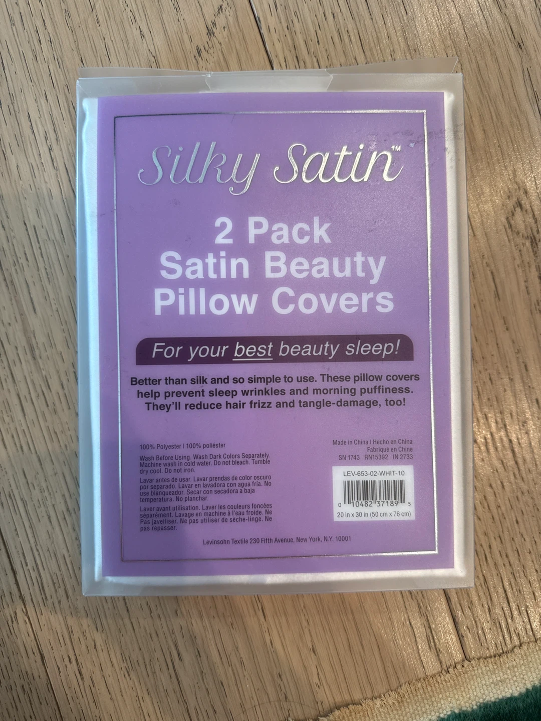 Silky Satin Queen Pillow Covers - 2 Pack - photo 2