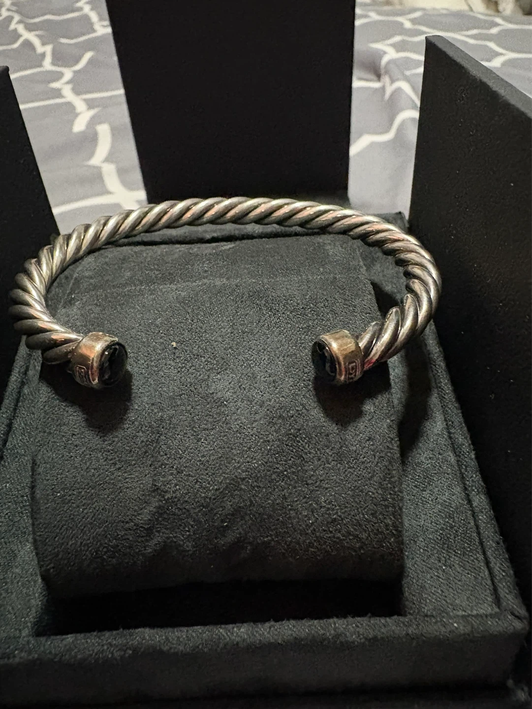 David Yurman Cable Bracelet with Black Onyx - photo 2