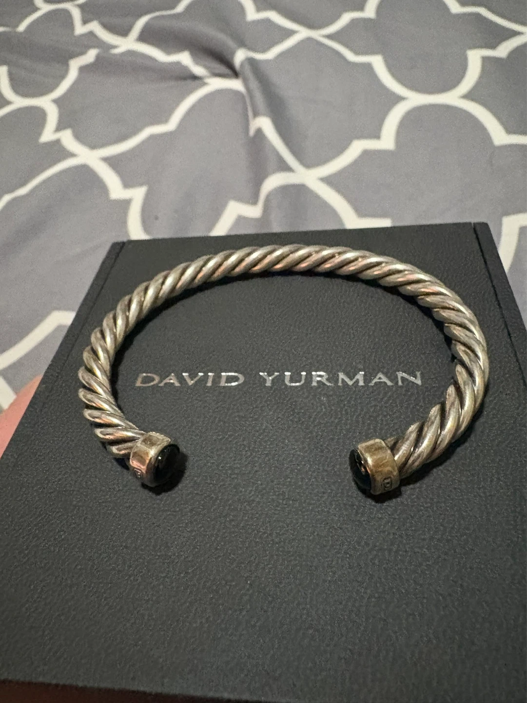 David Yurman Cable Bracelet with Black Onyx - photo 3