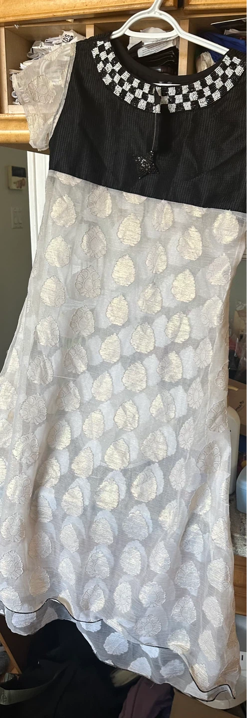 Rey Boutique Black Beaded Dress