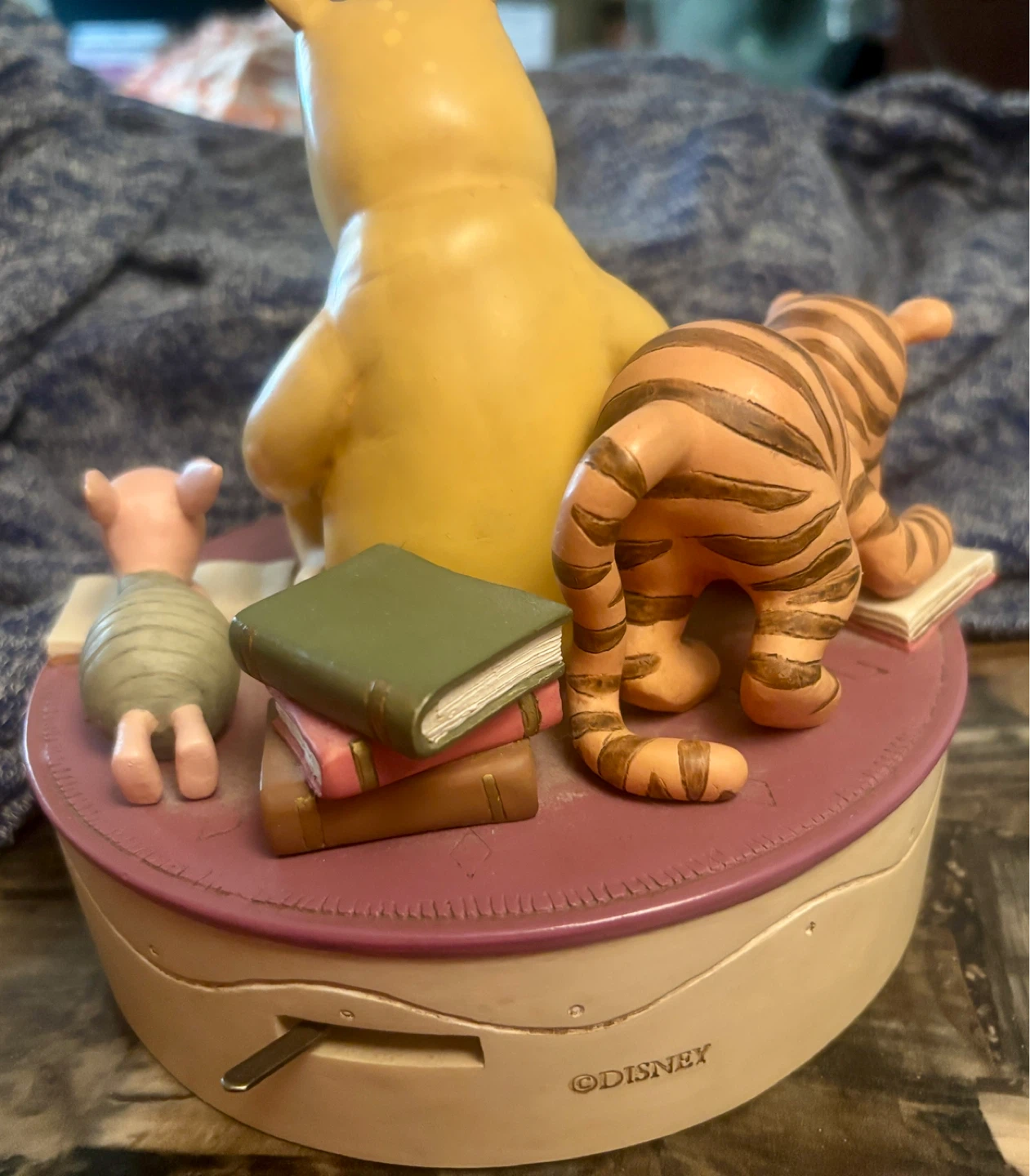 Disney Winnie The Pooh Tigger Piglet Wind Up Music Box - photo 3