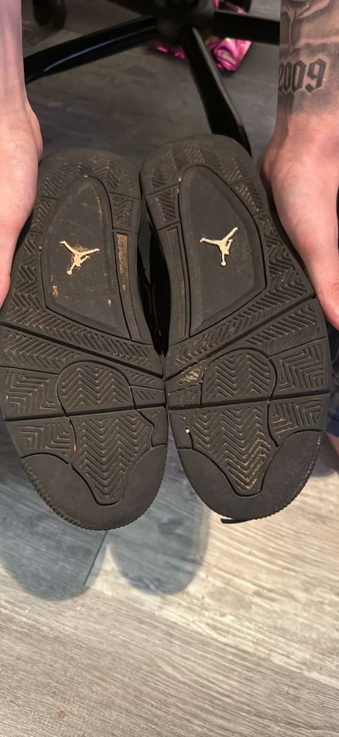 2020 black cat Jordan 4s - photo 2