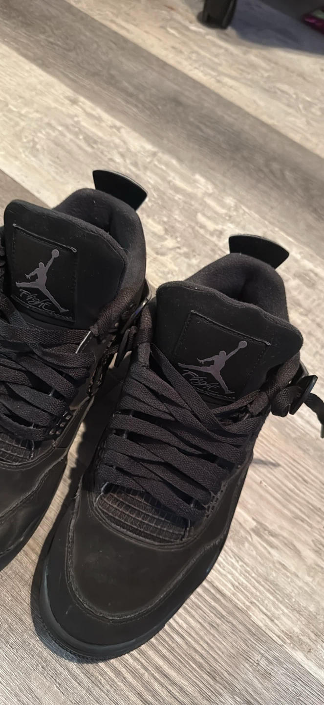 2020 black cat Jordan 4s - photo 4