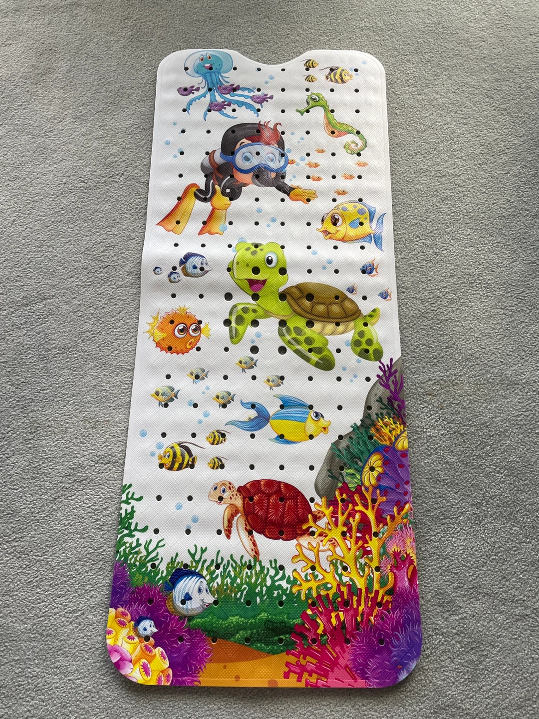 Baby Bath Mat For Tub For Kids, Non Slip