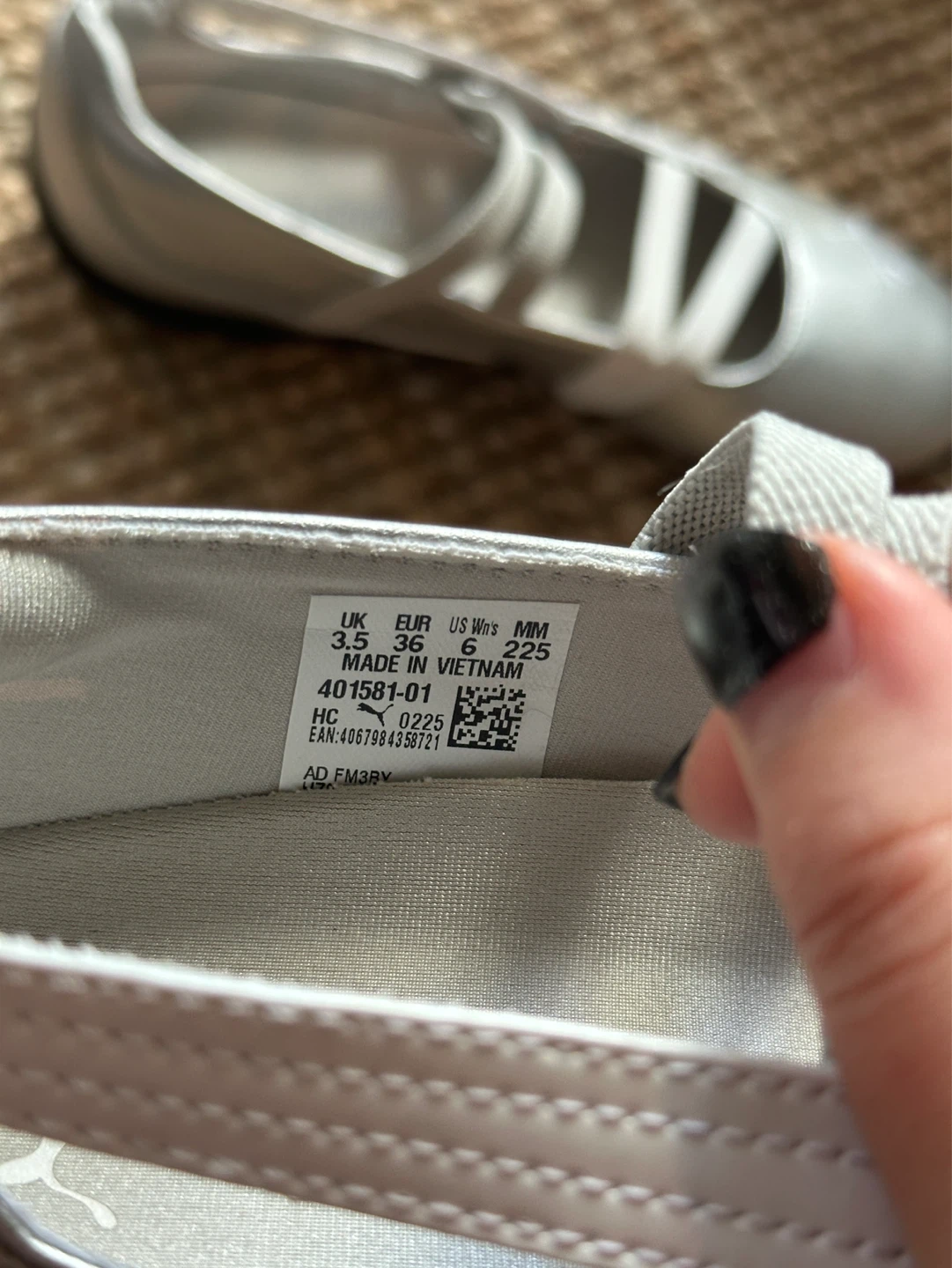 Puma Silver Ballet Flats - Women's Size 6 - photo 3
