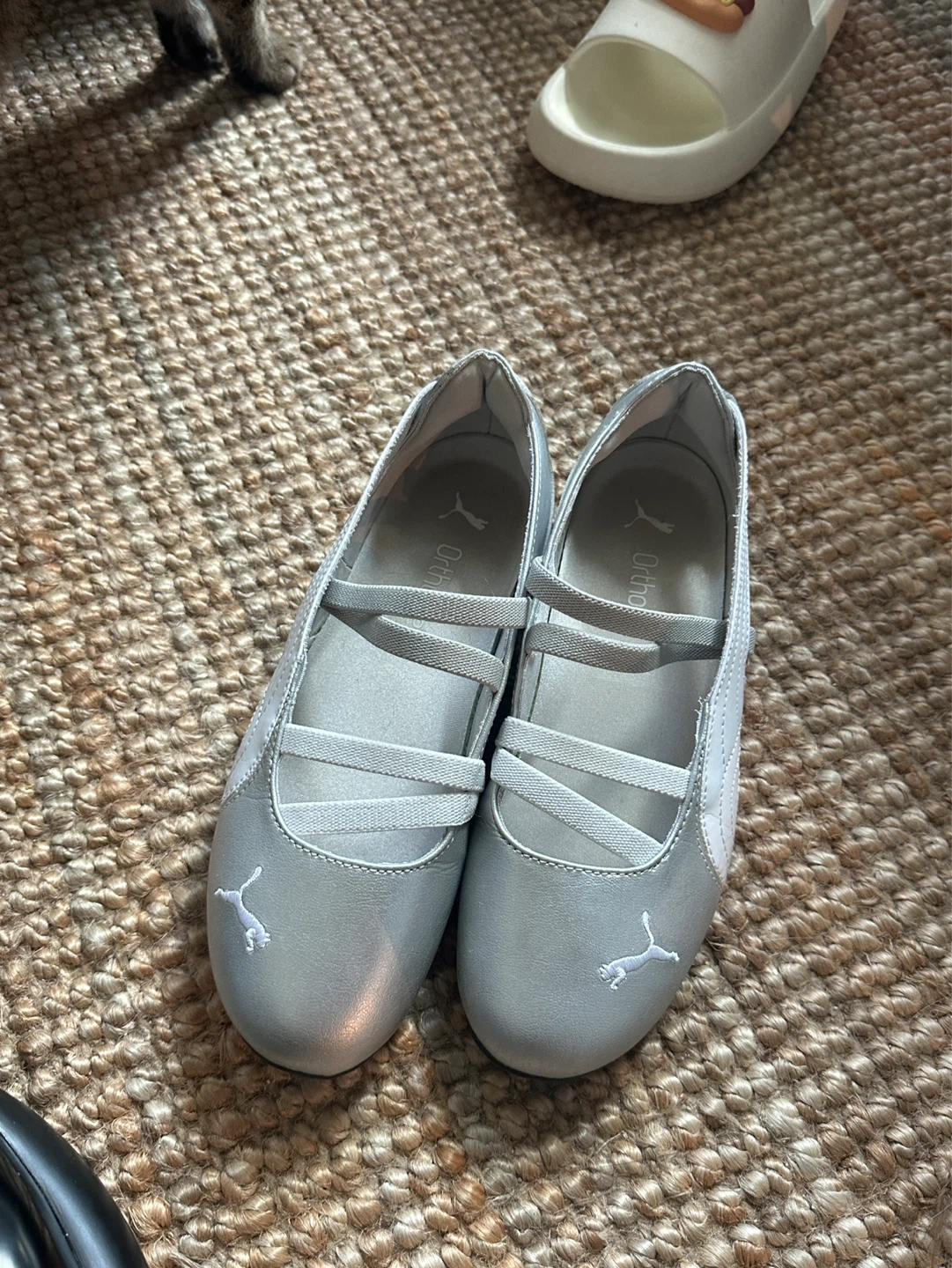 Puma Silver Ballet Flats - Women's Size 6