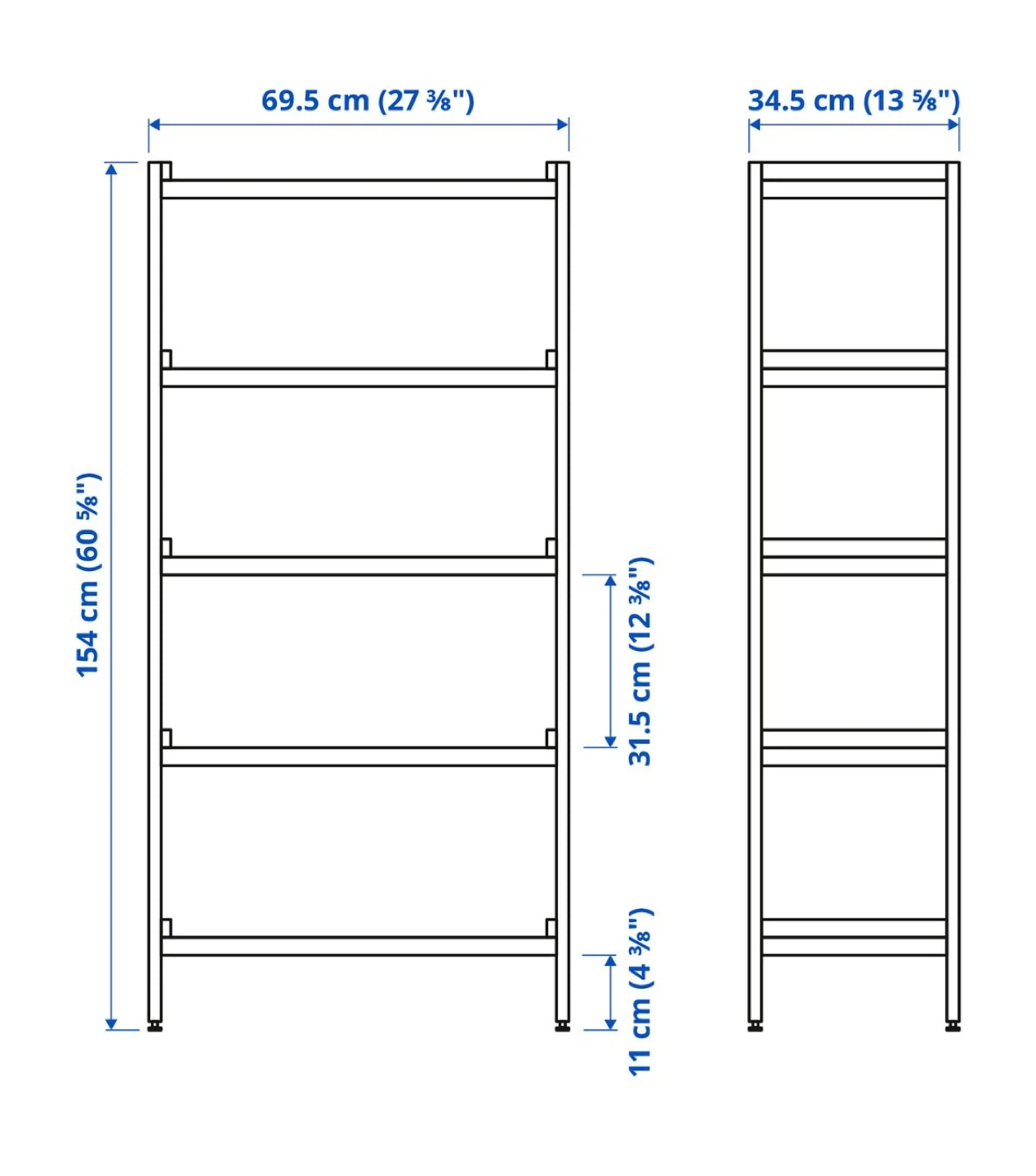 IKEA - EKENABBEN open shelf unit-aspen/white - photo 4