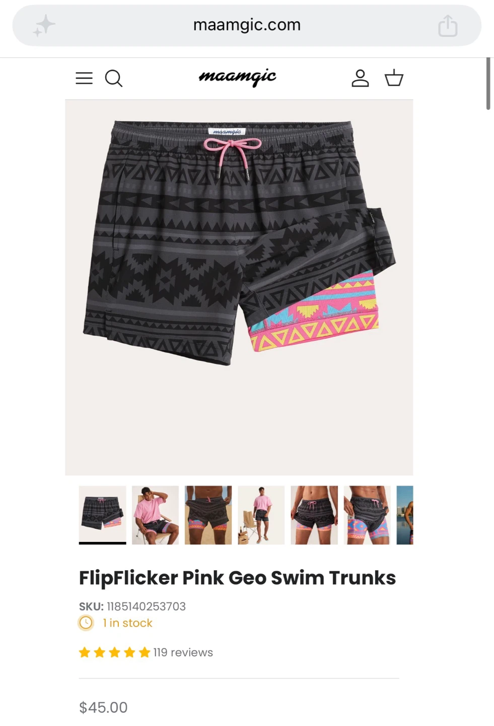 Maamgic Swim Trunks XL - photo 4