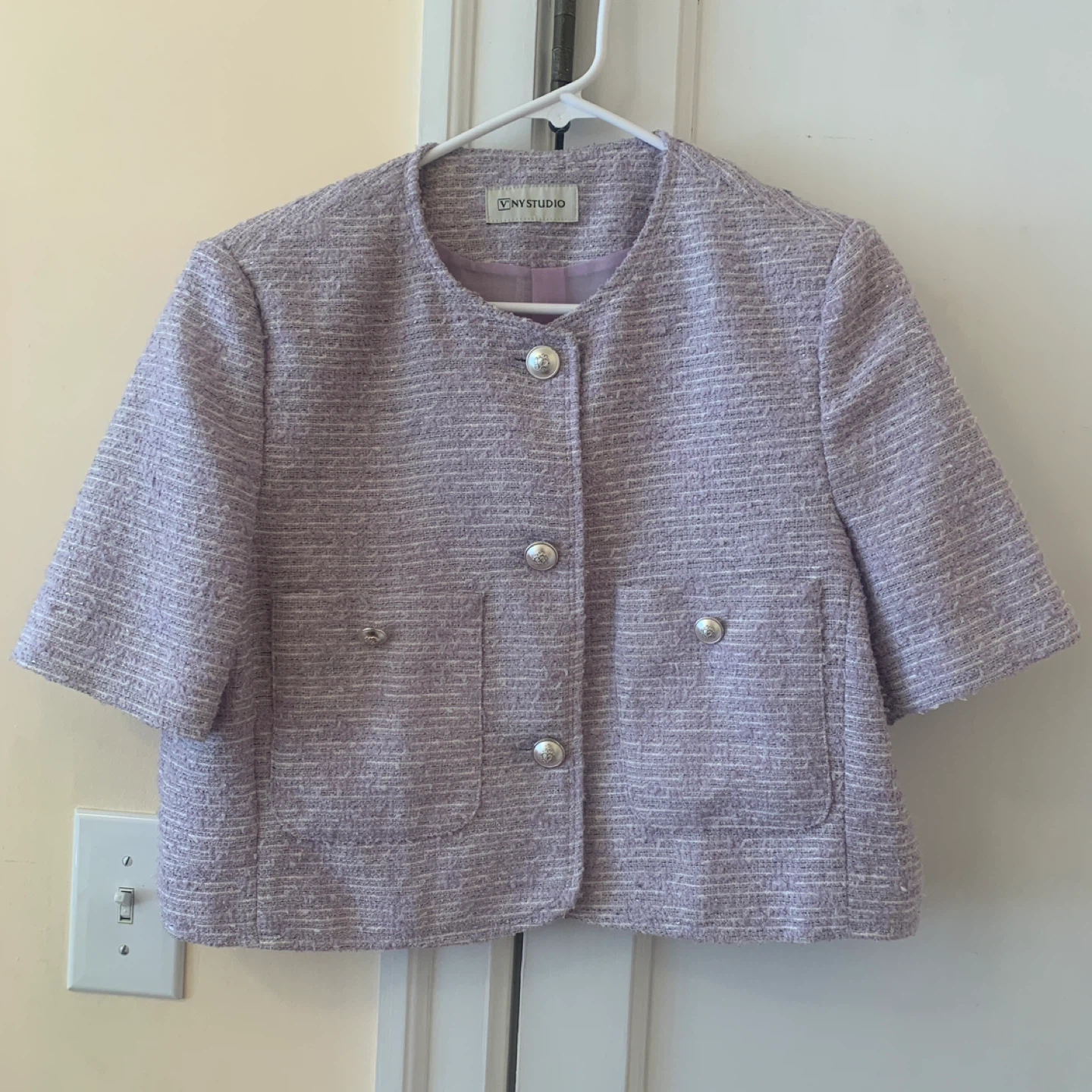 Lavender Tweed Jacket