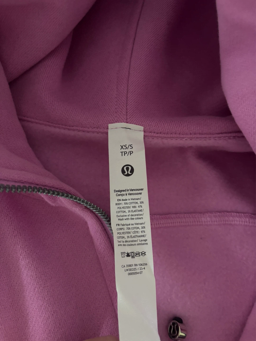 Lululemon Full Zip Hoodie - photo 2