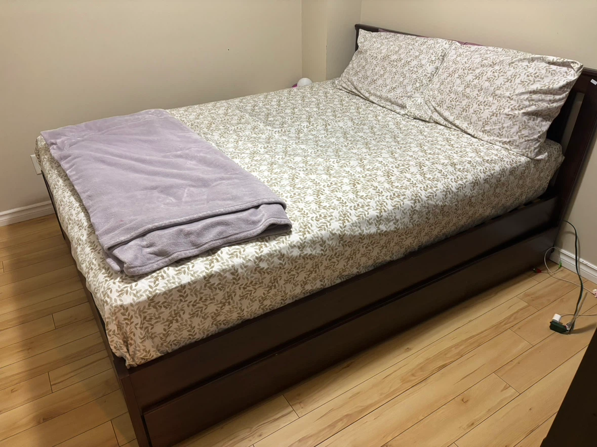 IKEA MALM Bed Frame+ Mattress with 2 Drawers