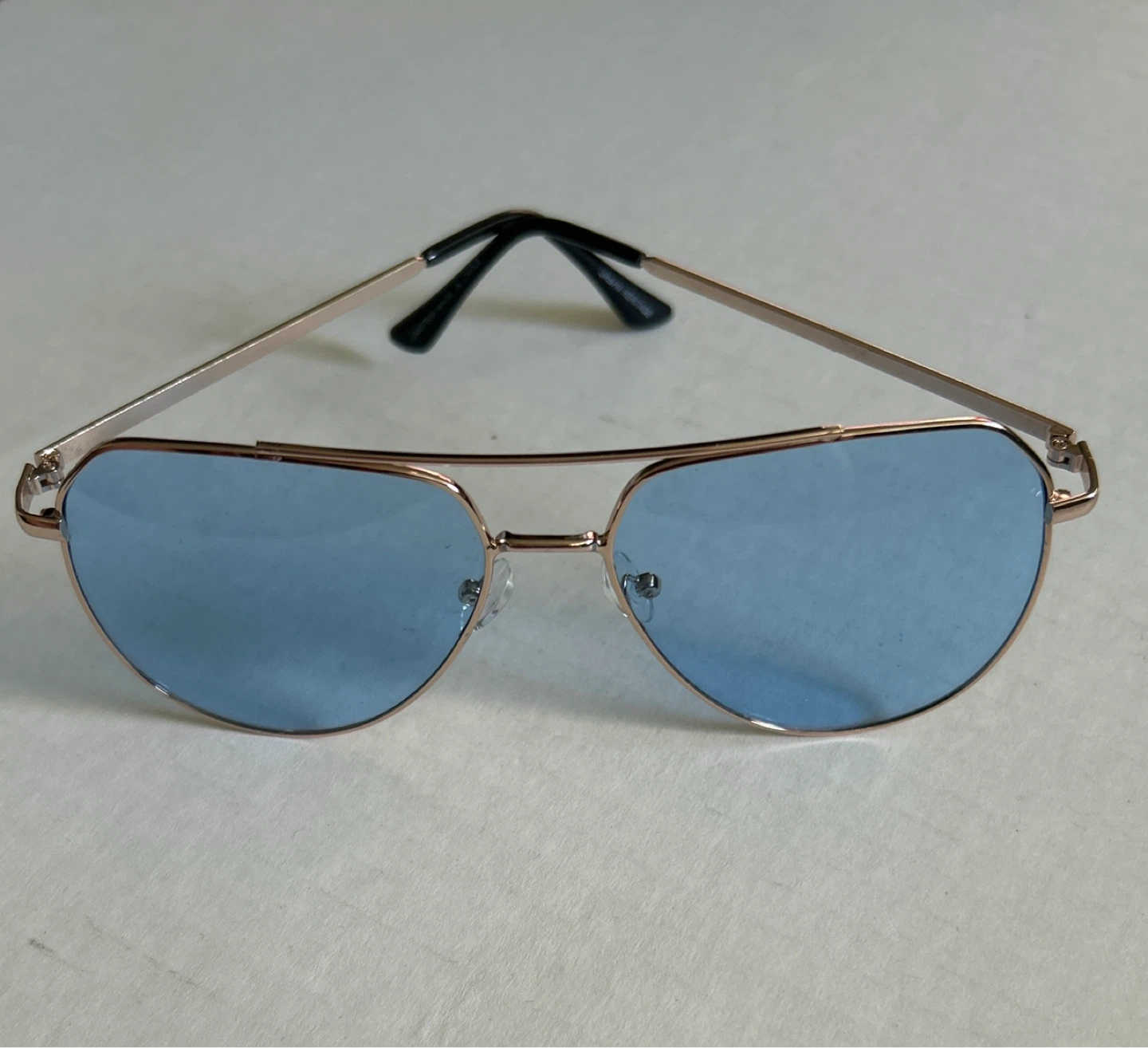 Urban Heritage Aviator Sunglasses - Blue Lenses