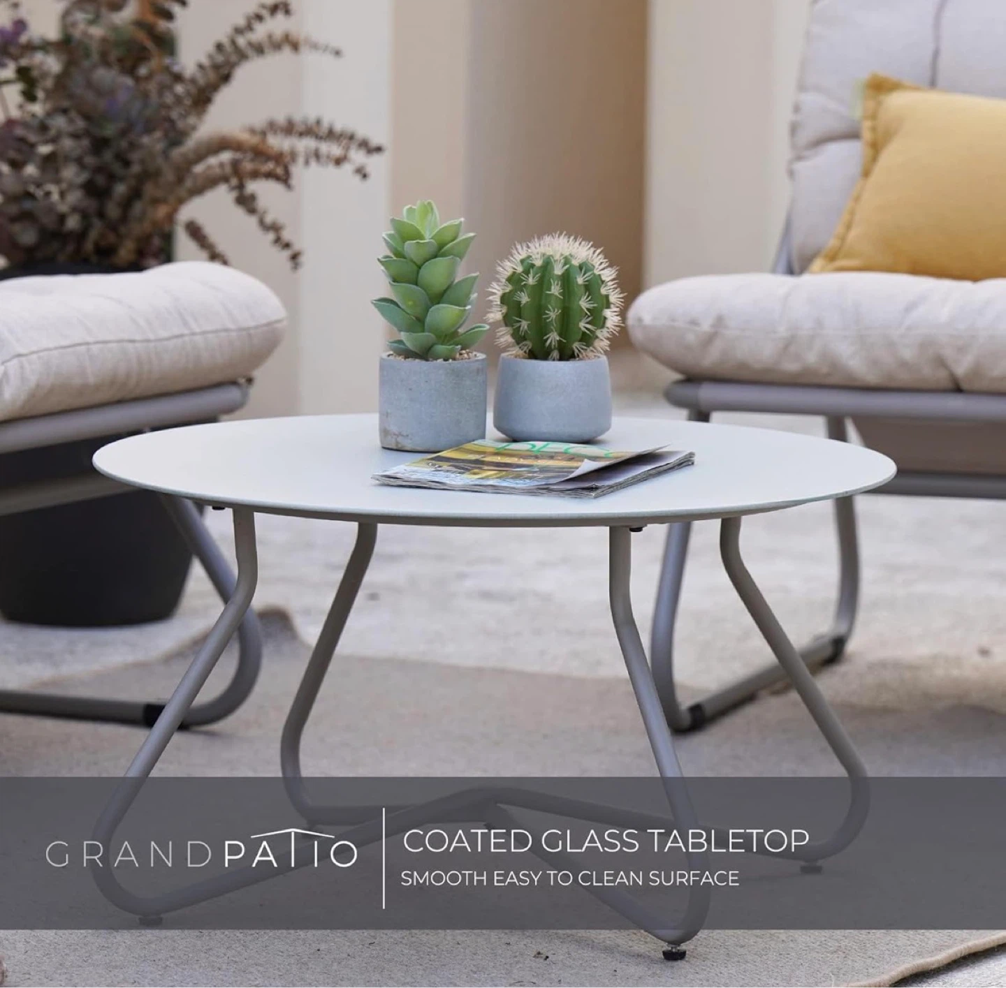 *Never Been Used* Outdoor Patio Table (Coated Glass)